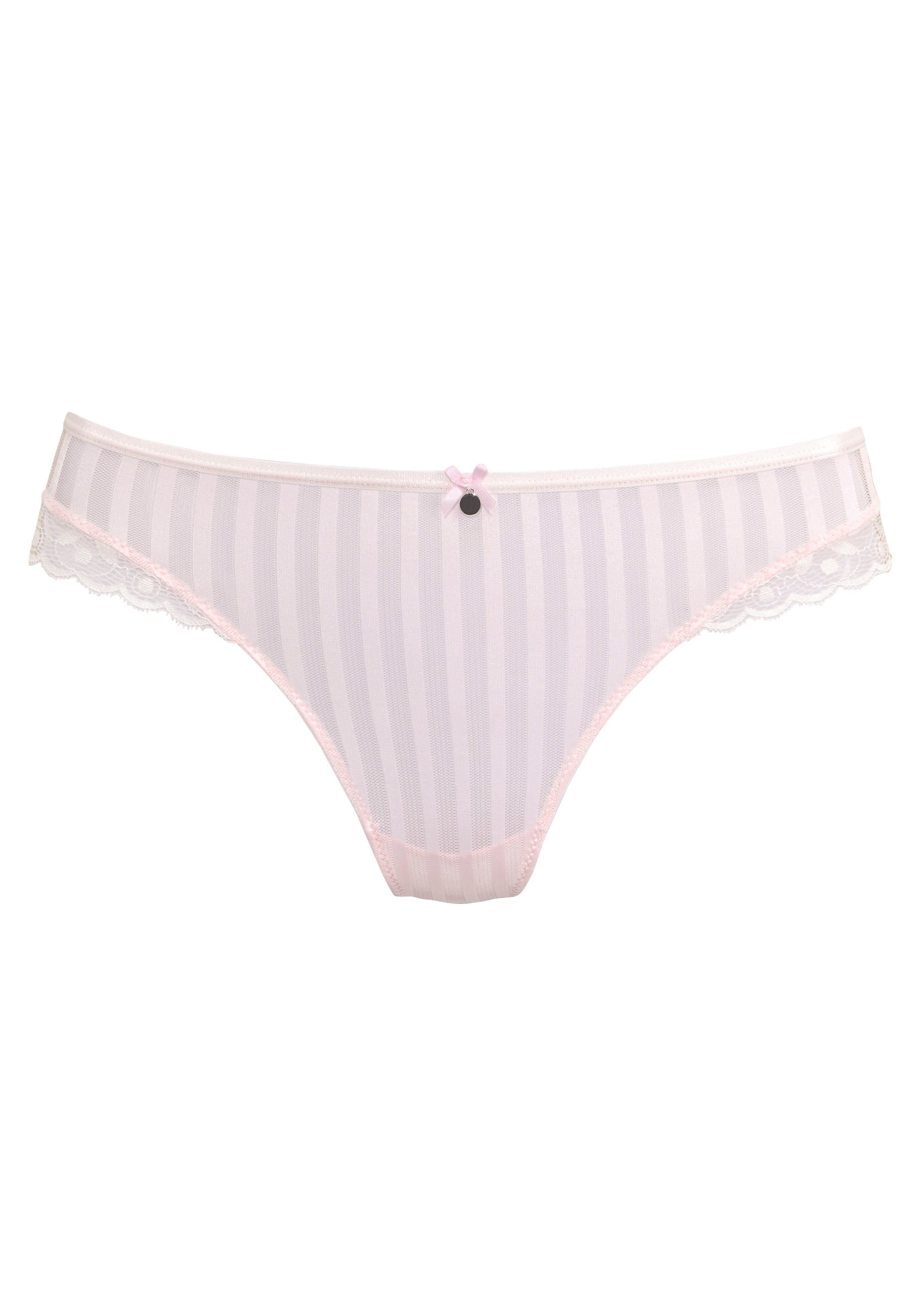 s.Oliver RED LABEL Beachwear String AMELIE in modieuze streep-look