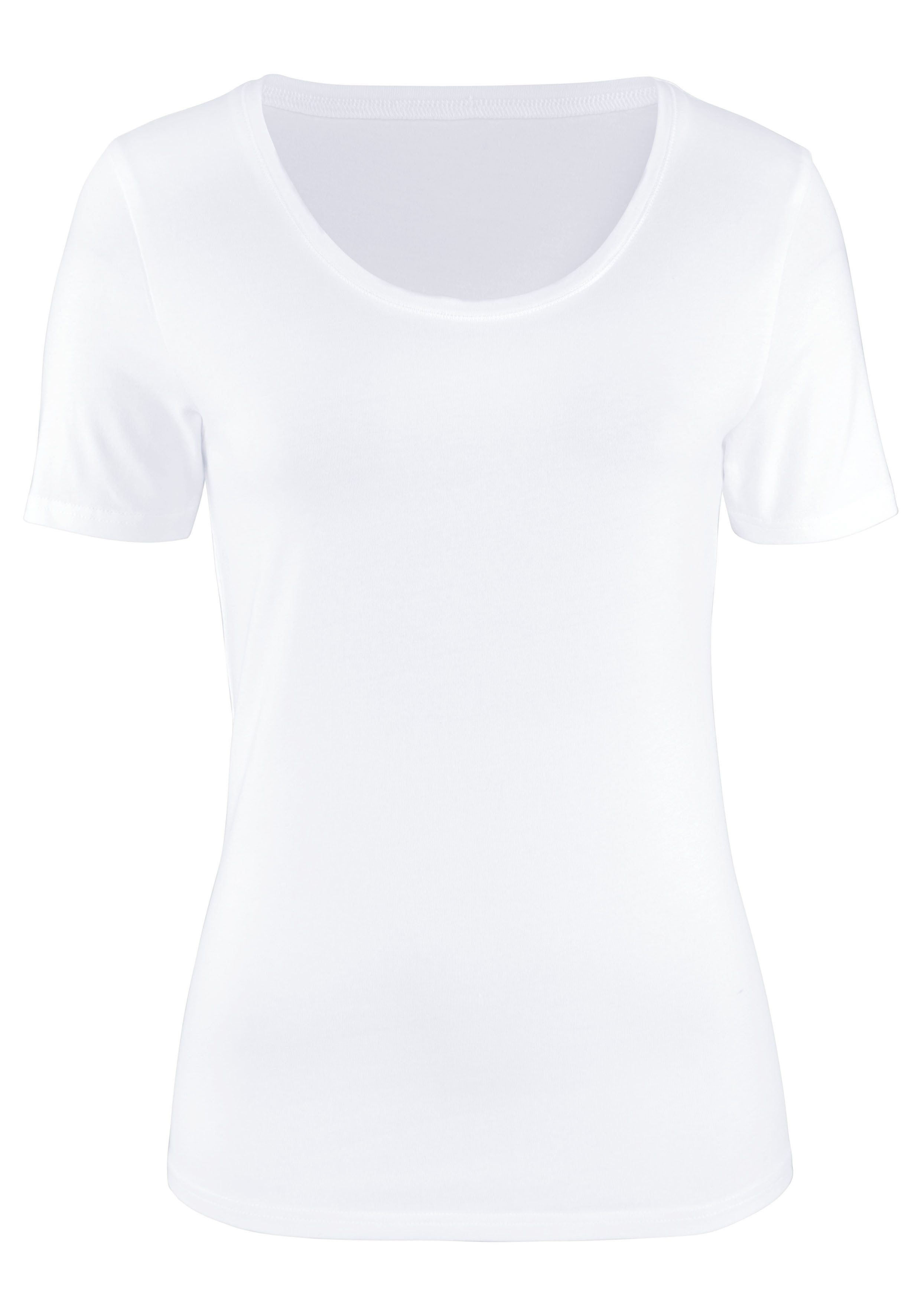 Vivance T-shirt Elastische katoenkwaliteit (Set van 2)
