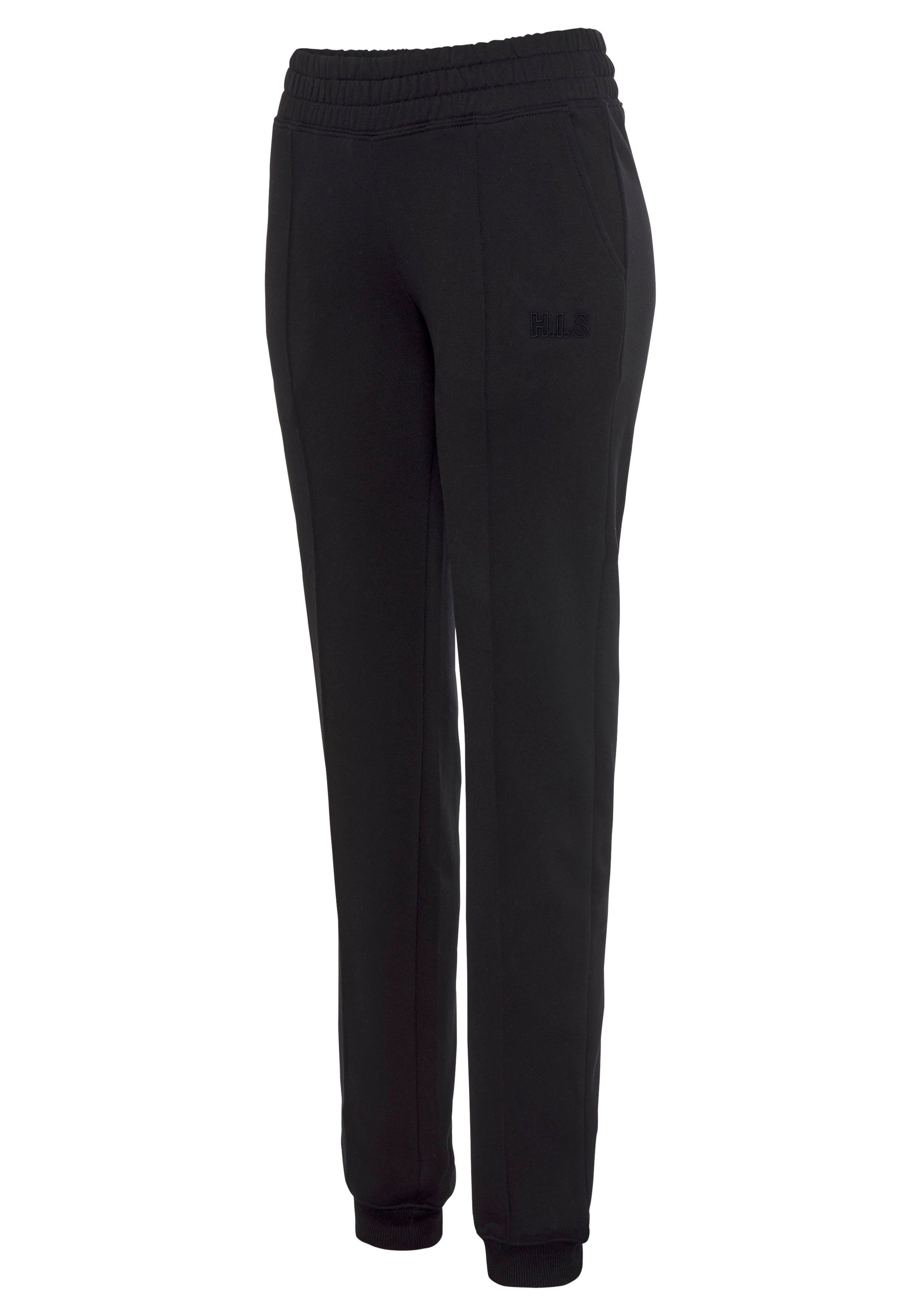 H.I.S Relaxbroek met piping voor, loungepak