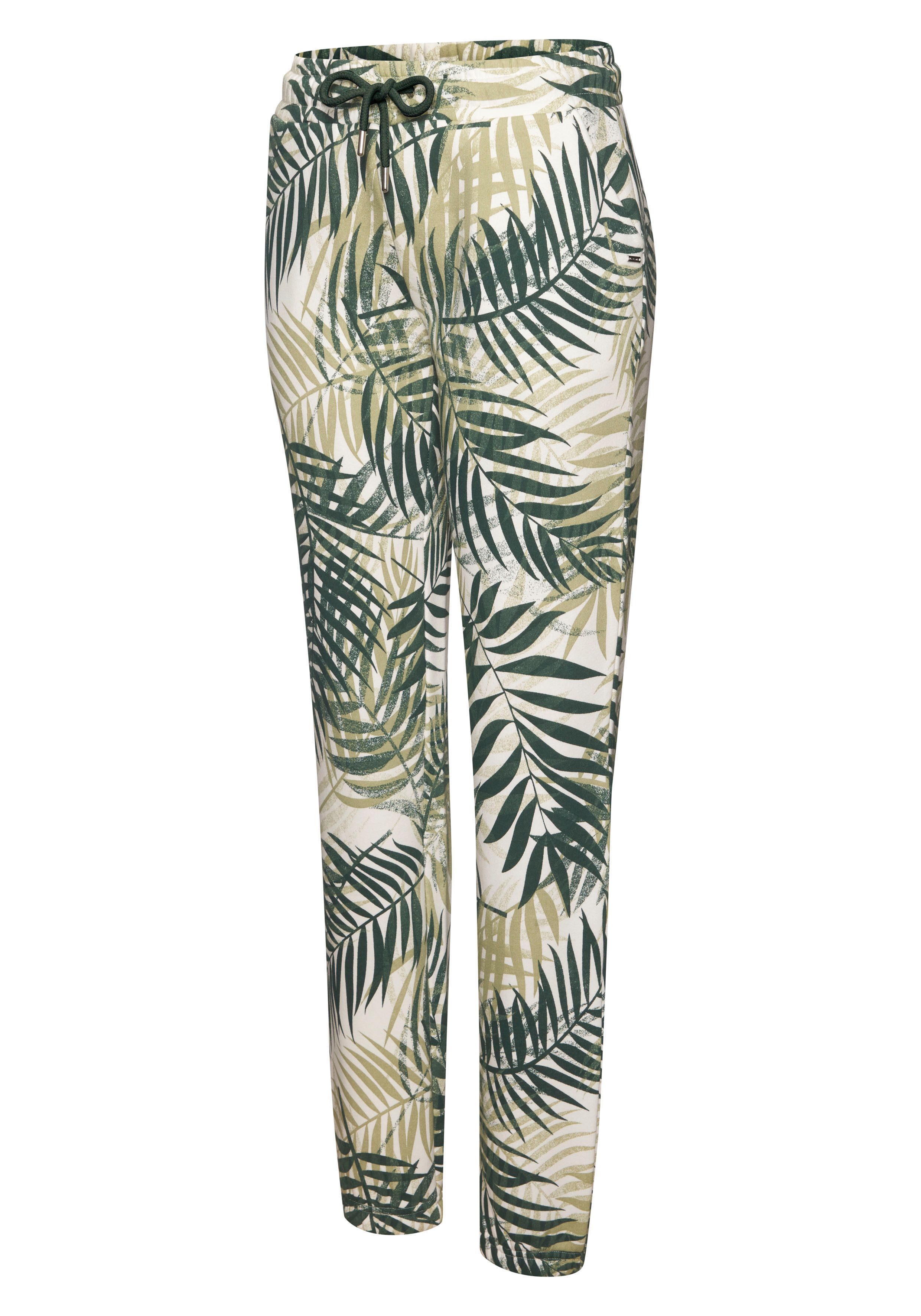 Lascana Sweatpants -Loungebroek Loungebroek met allover-print, loungewear (1-delig)