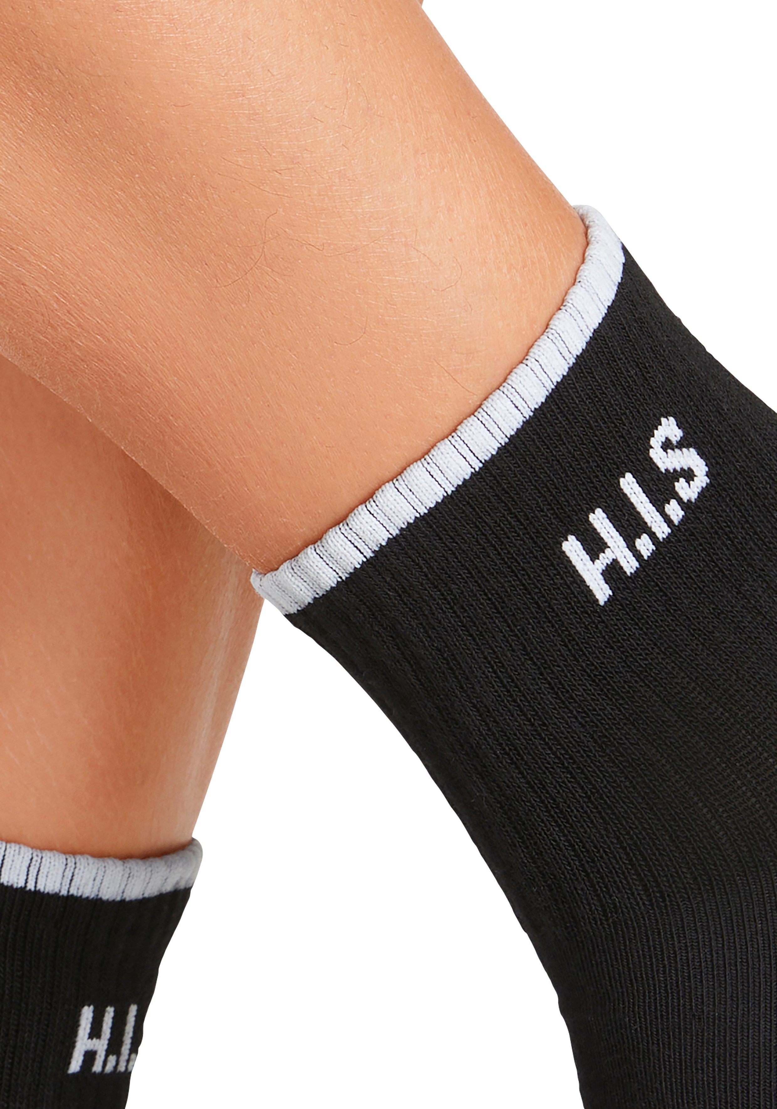 H.I.S Sportsokken Korte sokken met frotté & versterkte belastingzones (set, 6 paar)