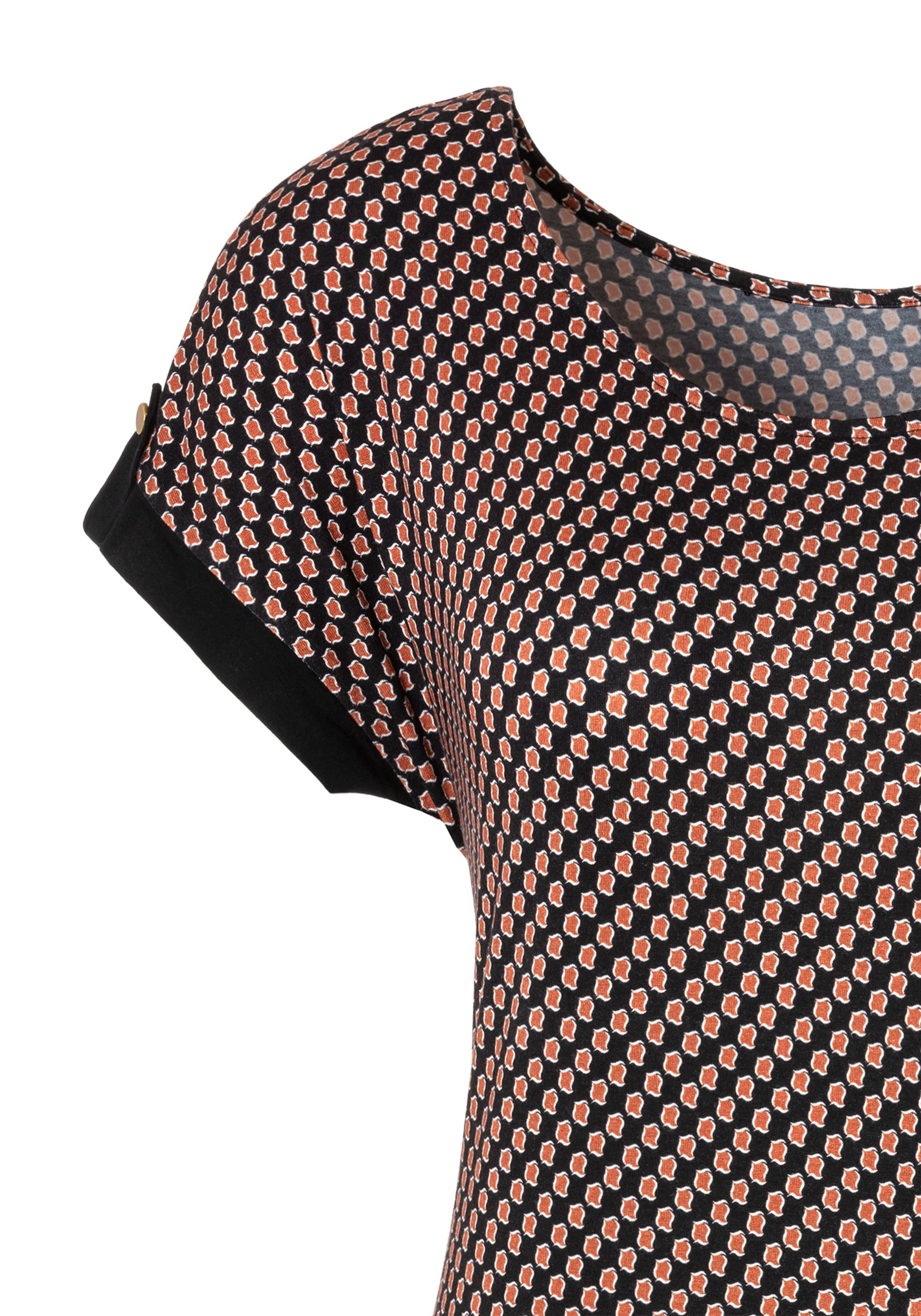Vivance Shirt met korte mouwen Met decoratieve mouwzoom van zachte viscose-stretch