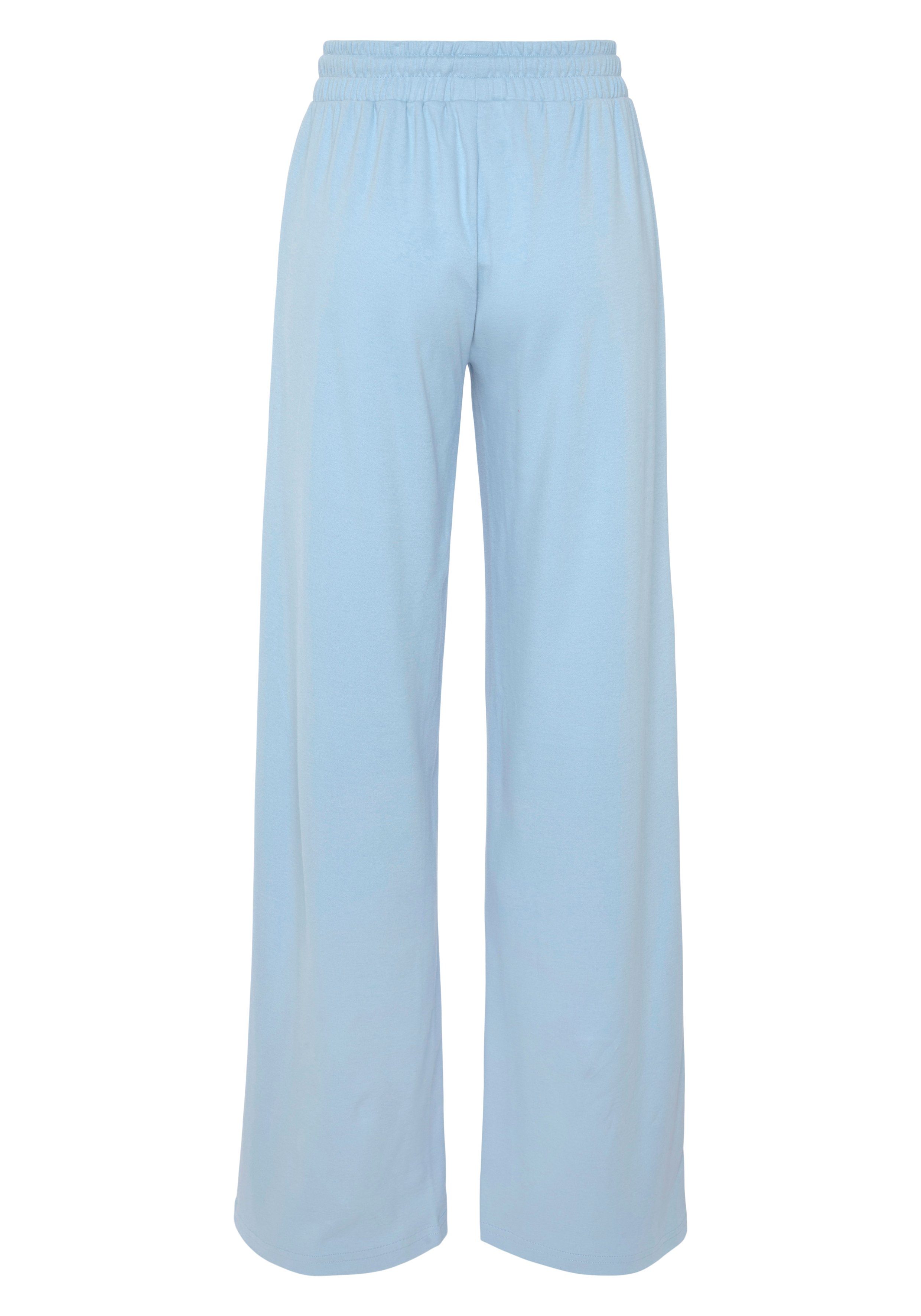 Lascana Sweatbroek -Loungebroek met uitlopende pijpen, loungewear