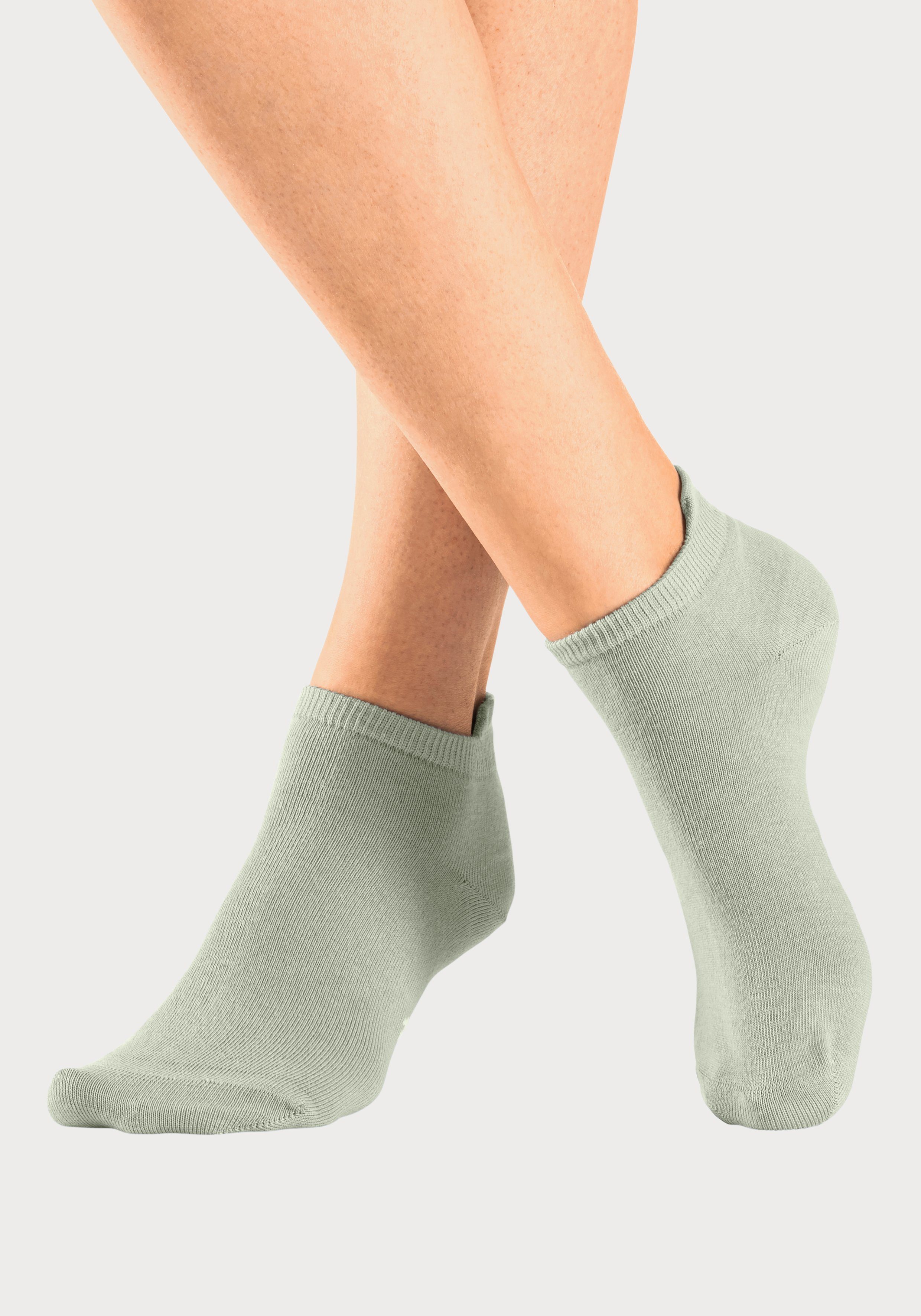 KangaROOS Sneakersokken met verhoogde boord (set, 10 paar)