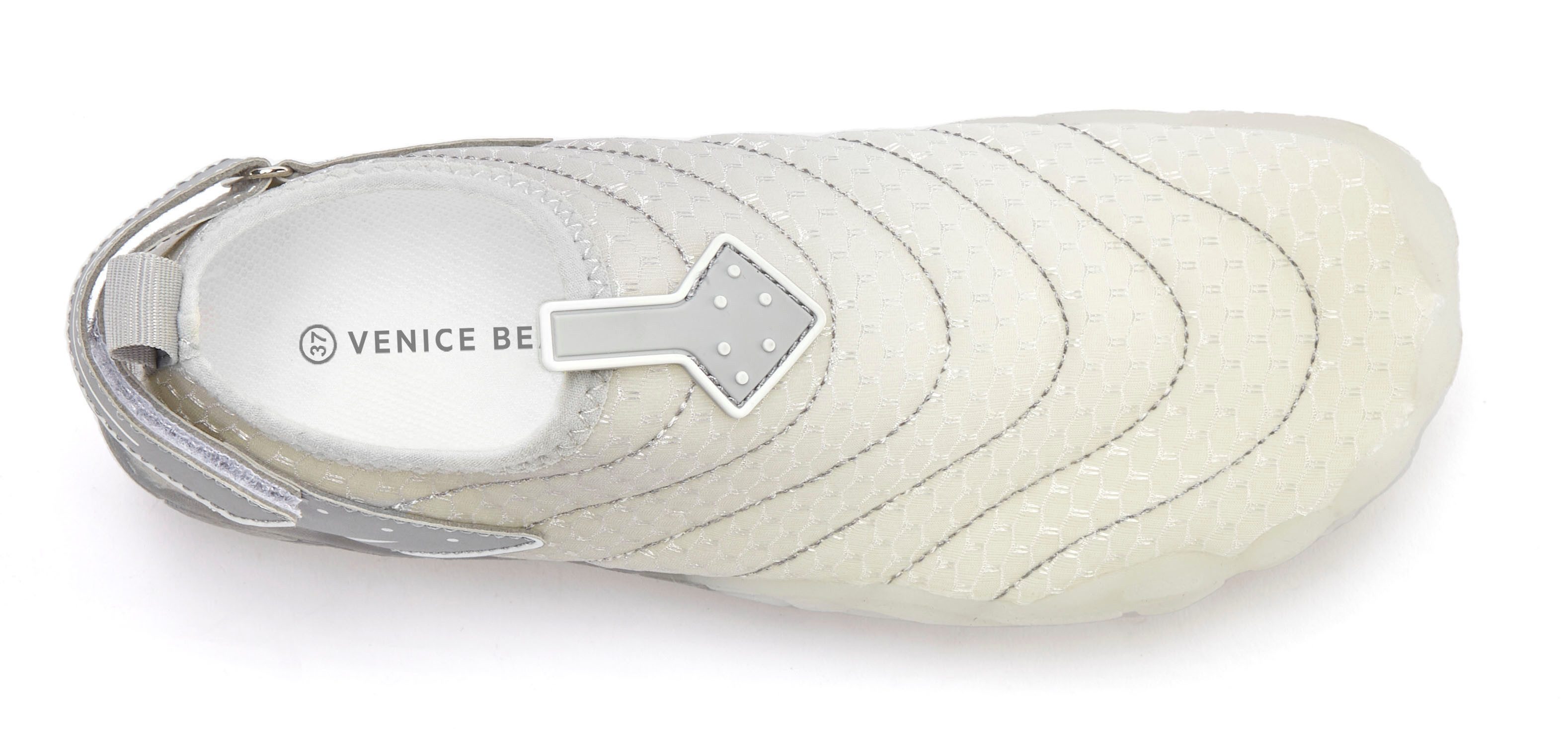 Venice Beach Waterschoenen lichte badslipper, slipper, waterschoen, flexibele zool unisex vegan