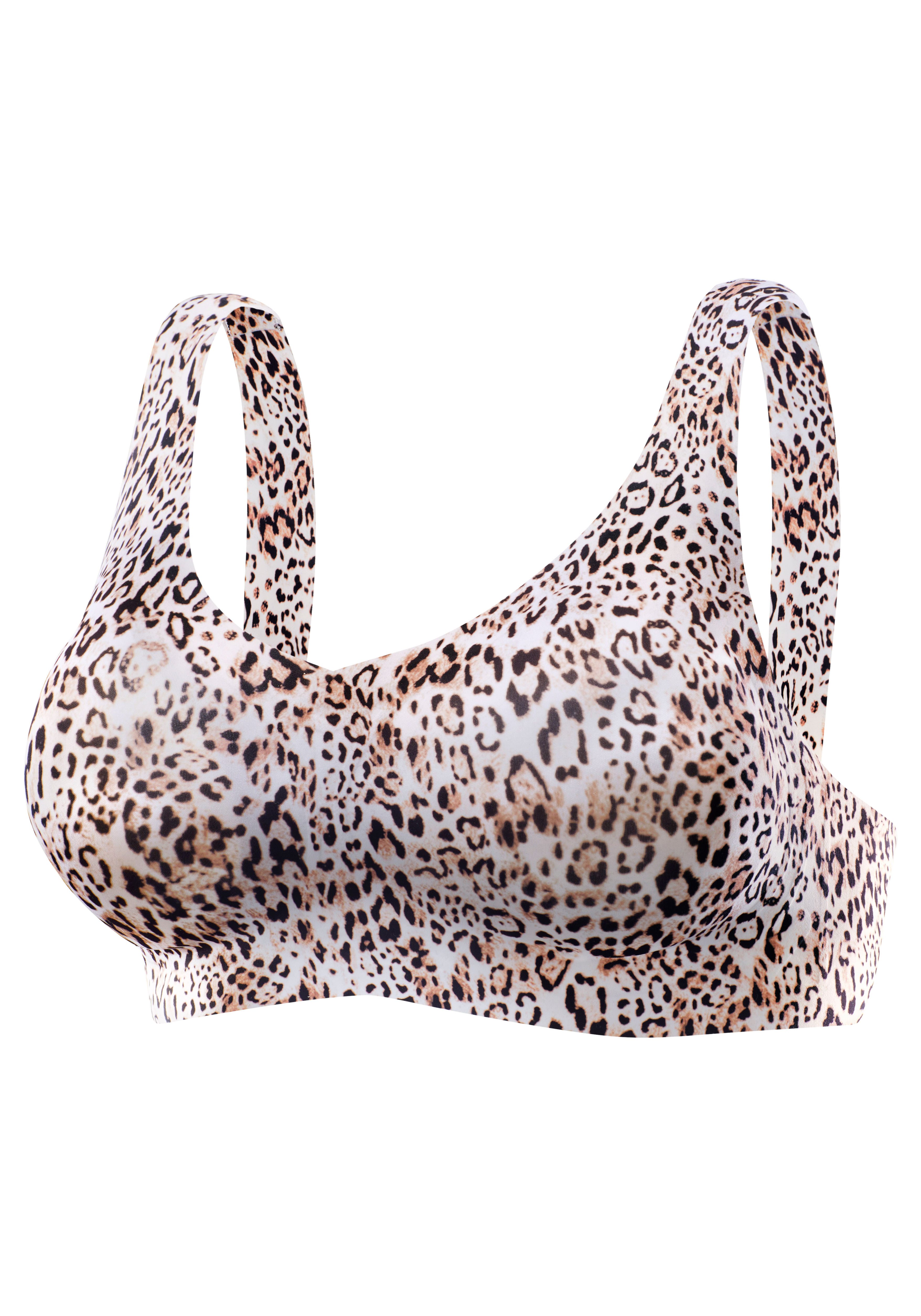 Nuance Bralette-bh SEAMLESS, zonder beugels, met geïntegreerd push-up kussen, Basic Lingerie
