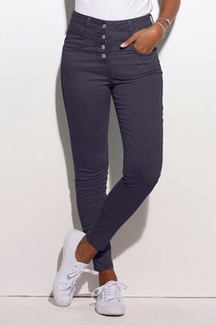 lascana high-waist jeans van superstretch-kwaliteit blauw