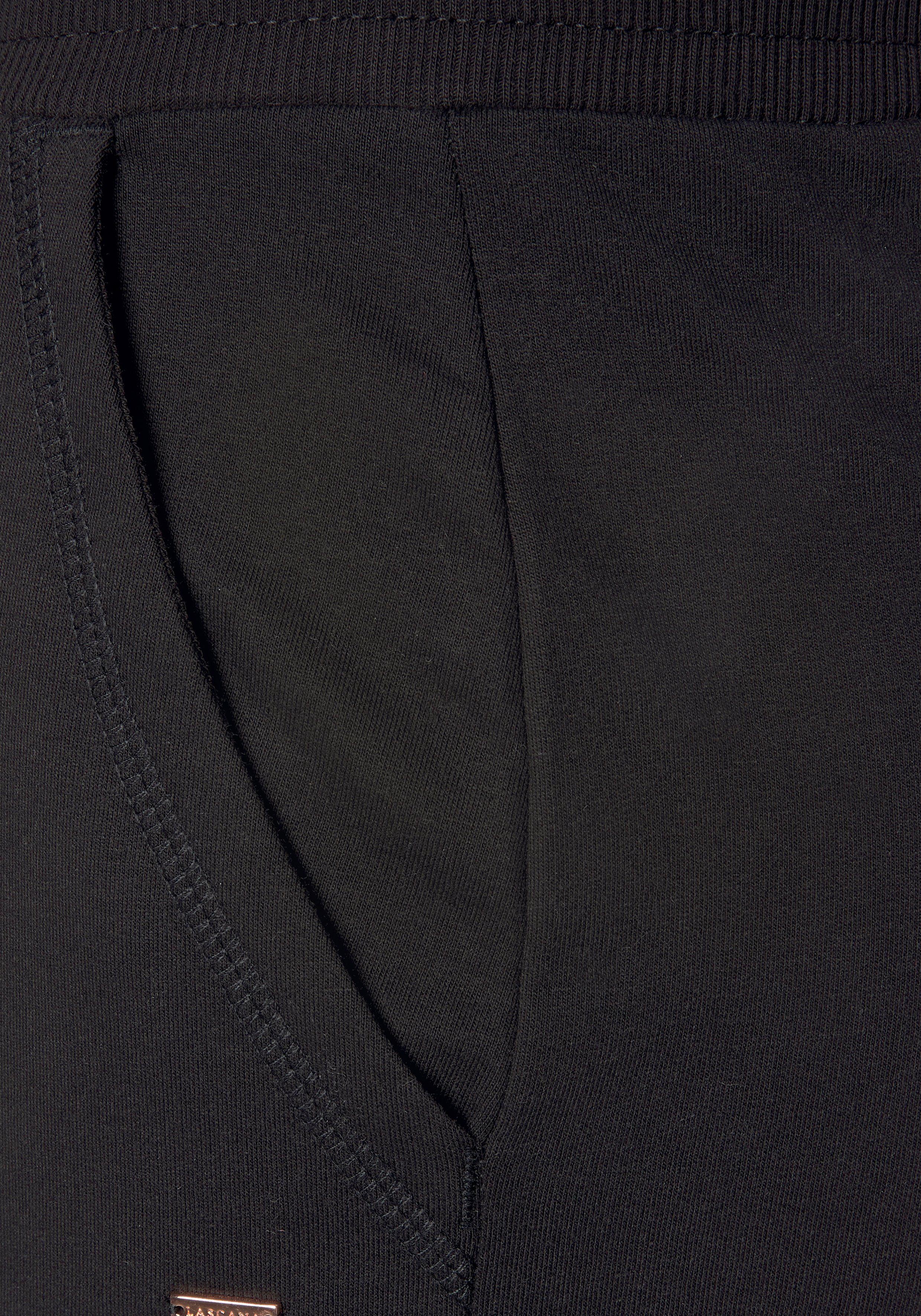 Lascana Loungebroek met modieuze omslagzoom, loungepak