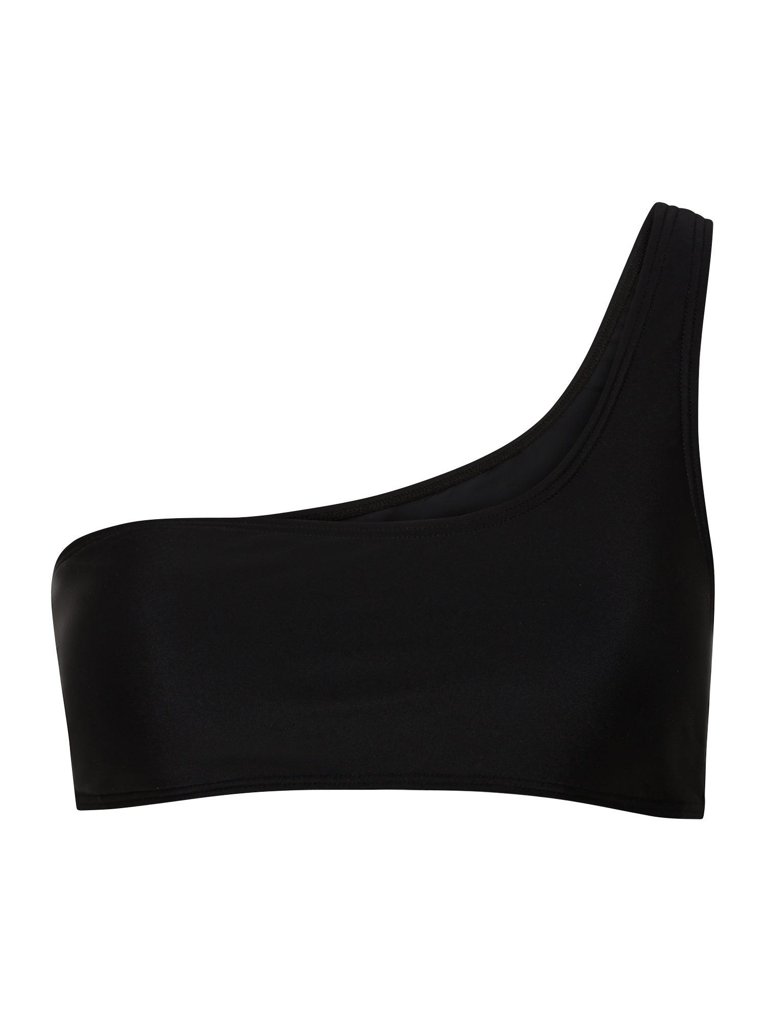 LSCN by LASCANA Bustierbikinitop GINA in one-shoulder-uitstraling bikini tops maat 34 zwart