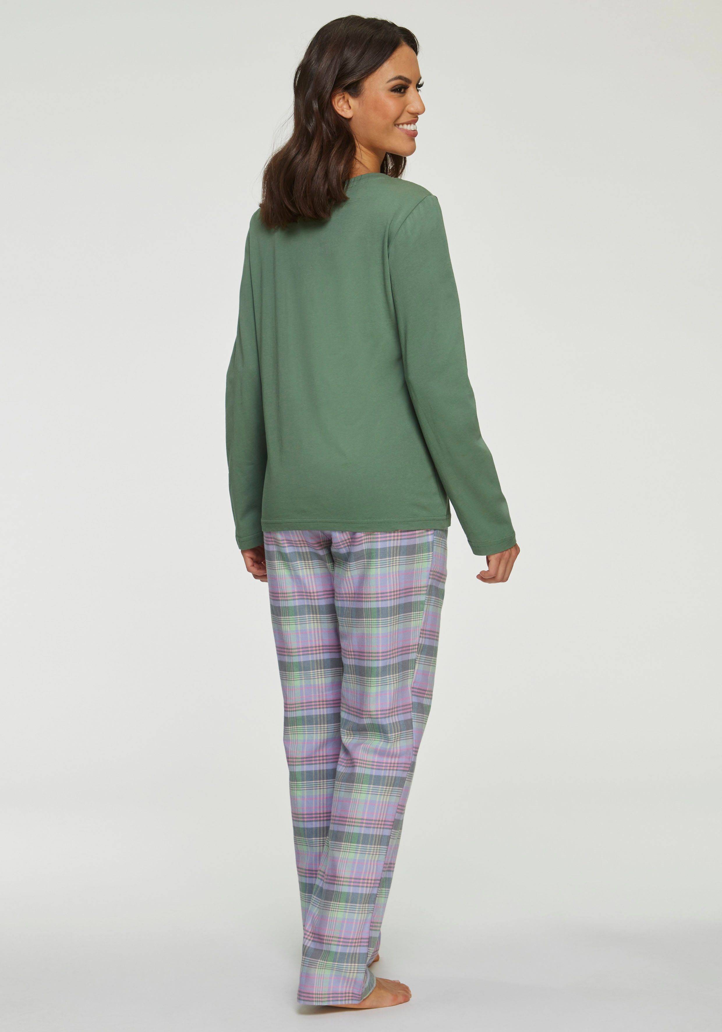 Vivance Dreams Pyjama van knuffelzacht flanel (2-delig)
