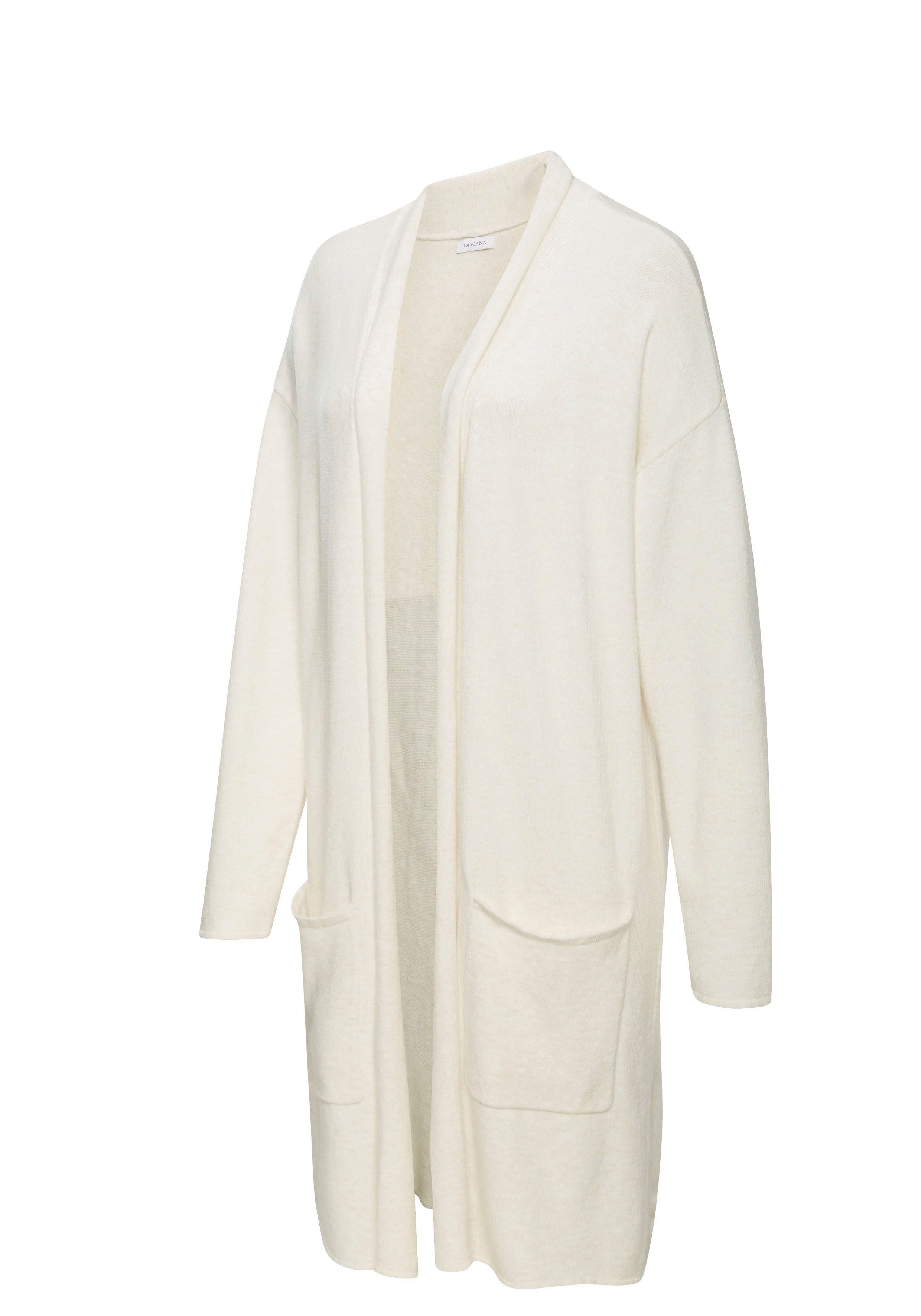 Lascana Lang vest van hoogwaardige brei