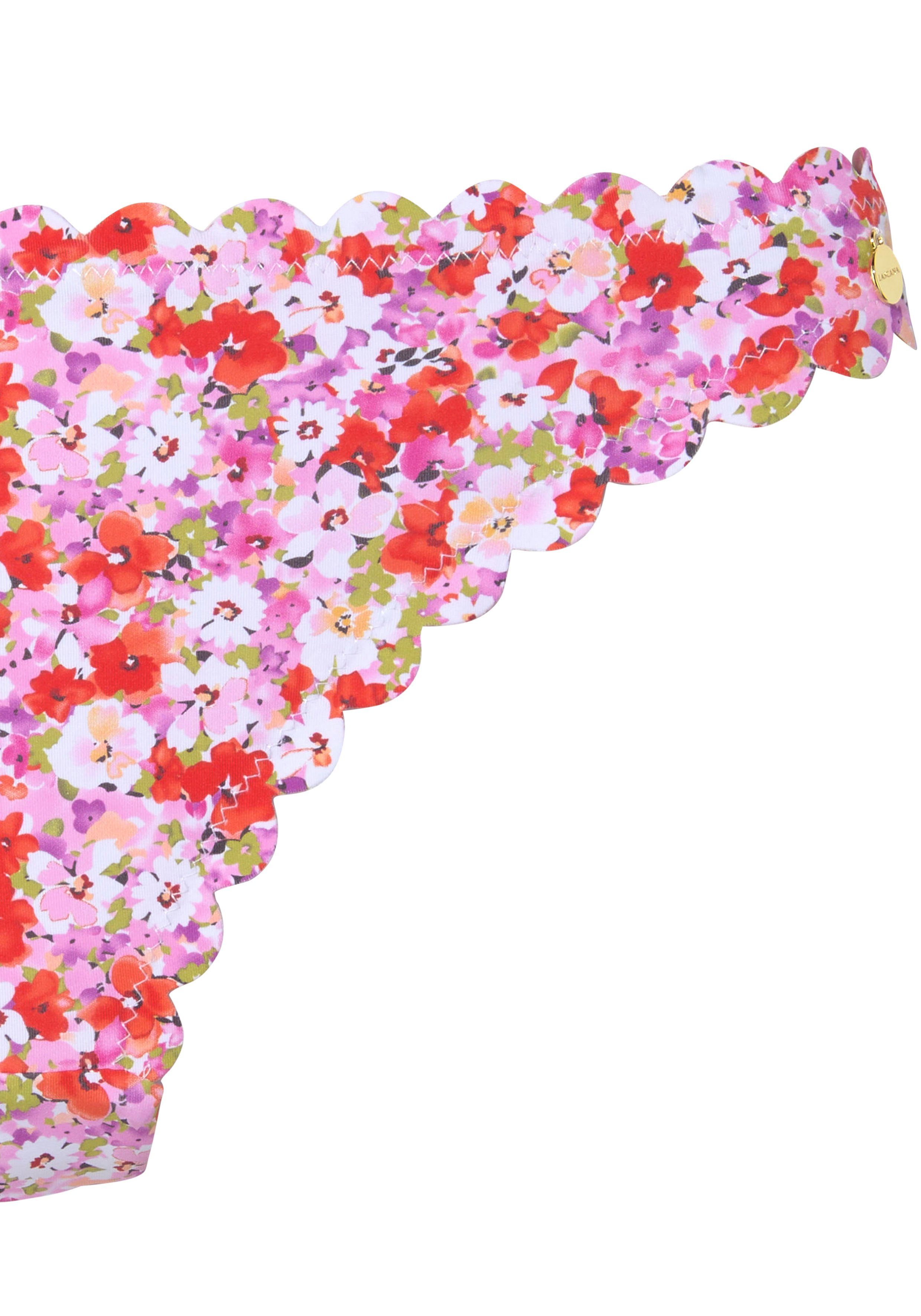 Lascana Bikinibroekje Jasmijn in korte snit met bloemenprint