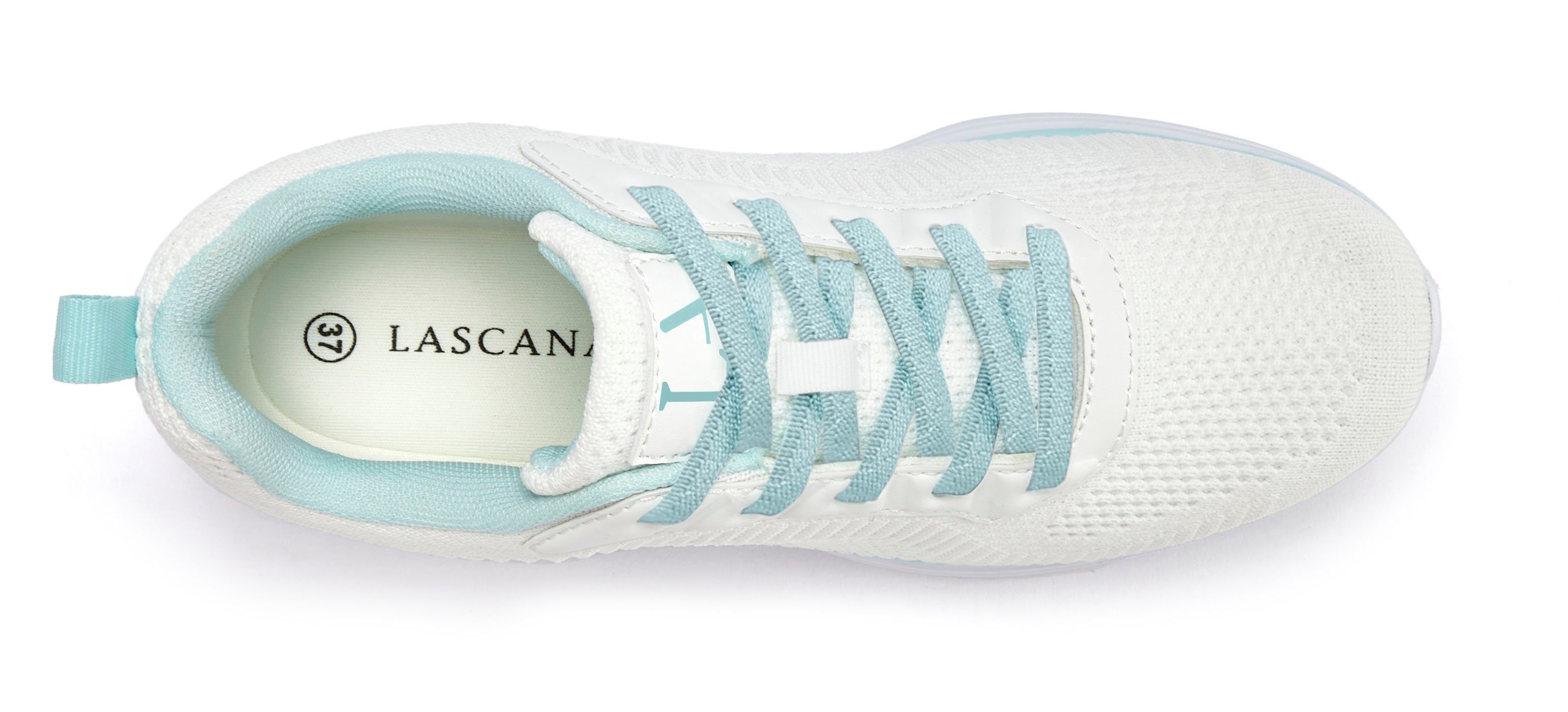 Lascana Sneakers Vrijetijdsschoen, lage schoen in sportieve look VEGAN