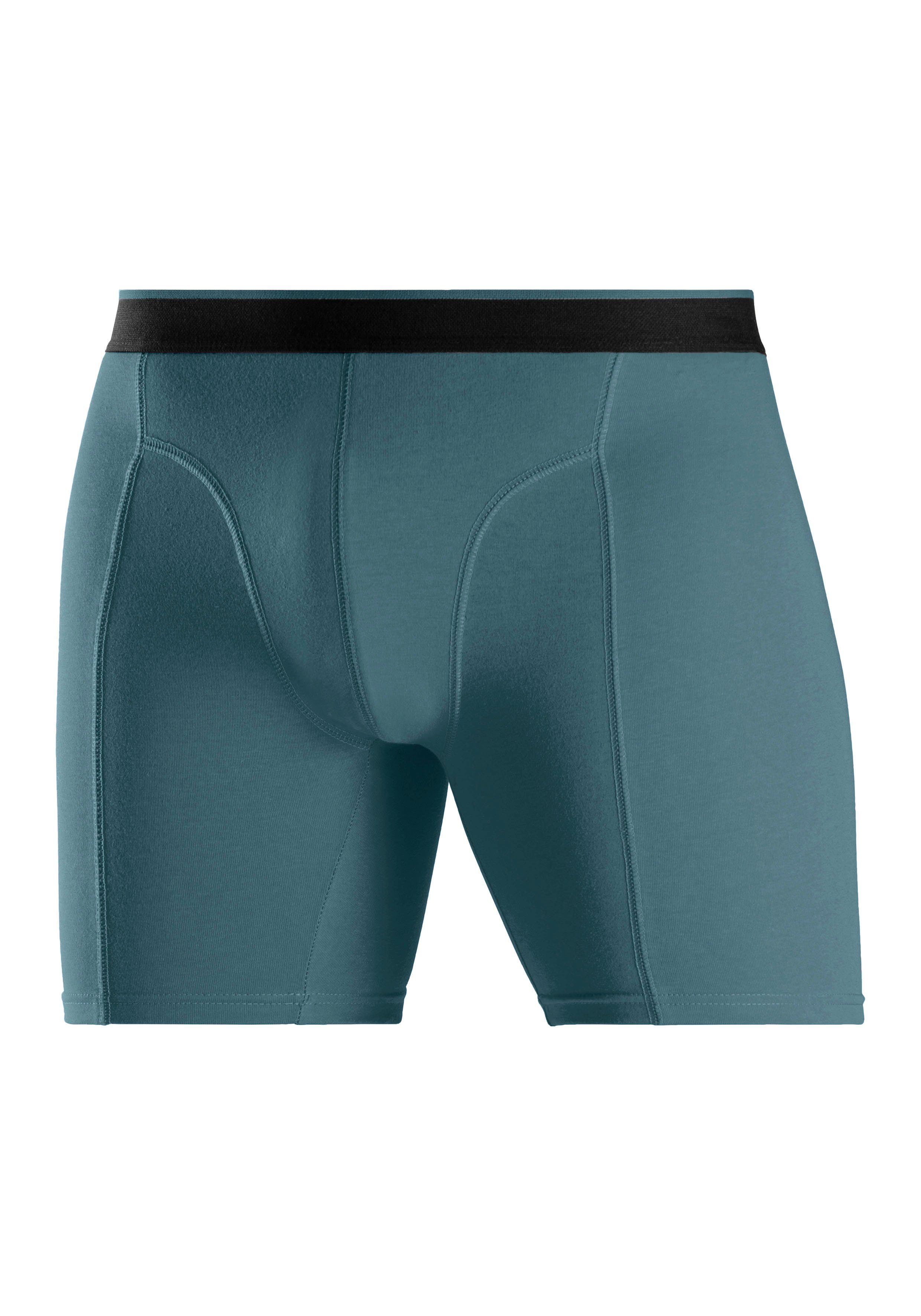 AUTHENTIC LE JOGGER Lange boxershort met twee kleuren geweven band en langere pijpen (set, 5 stuks)