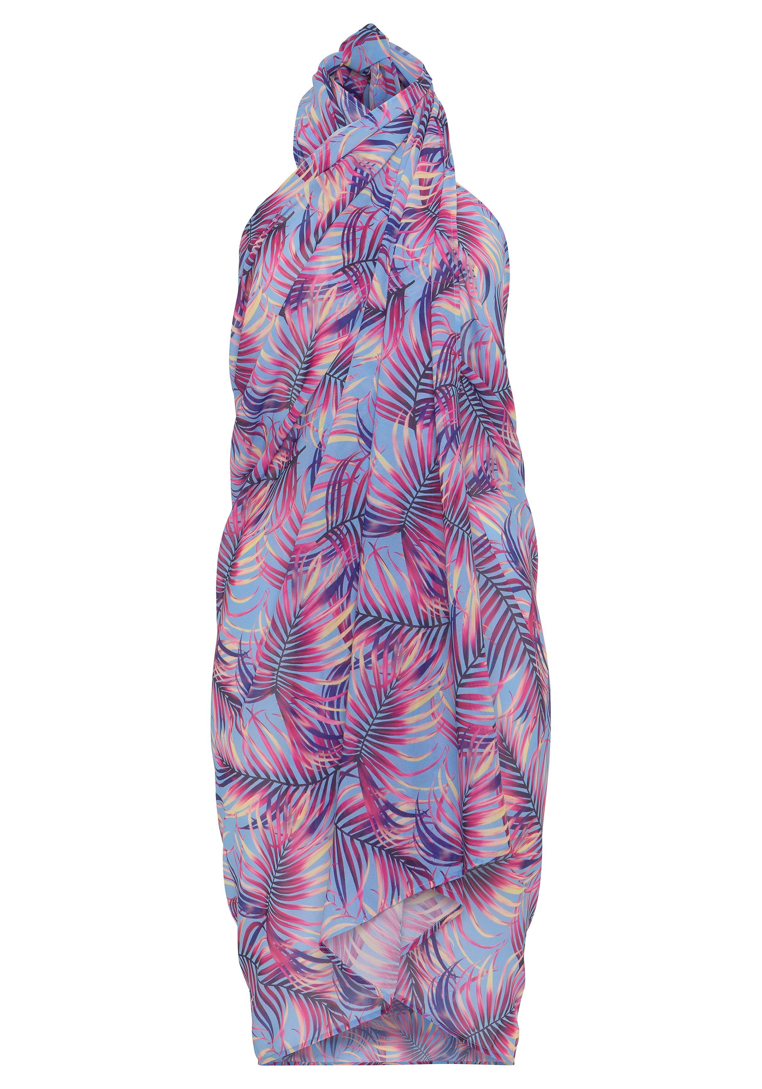 Lascana Strandrok met palmprint, cover-up, strandmode
