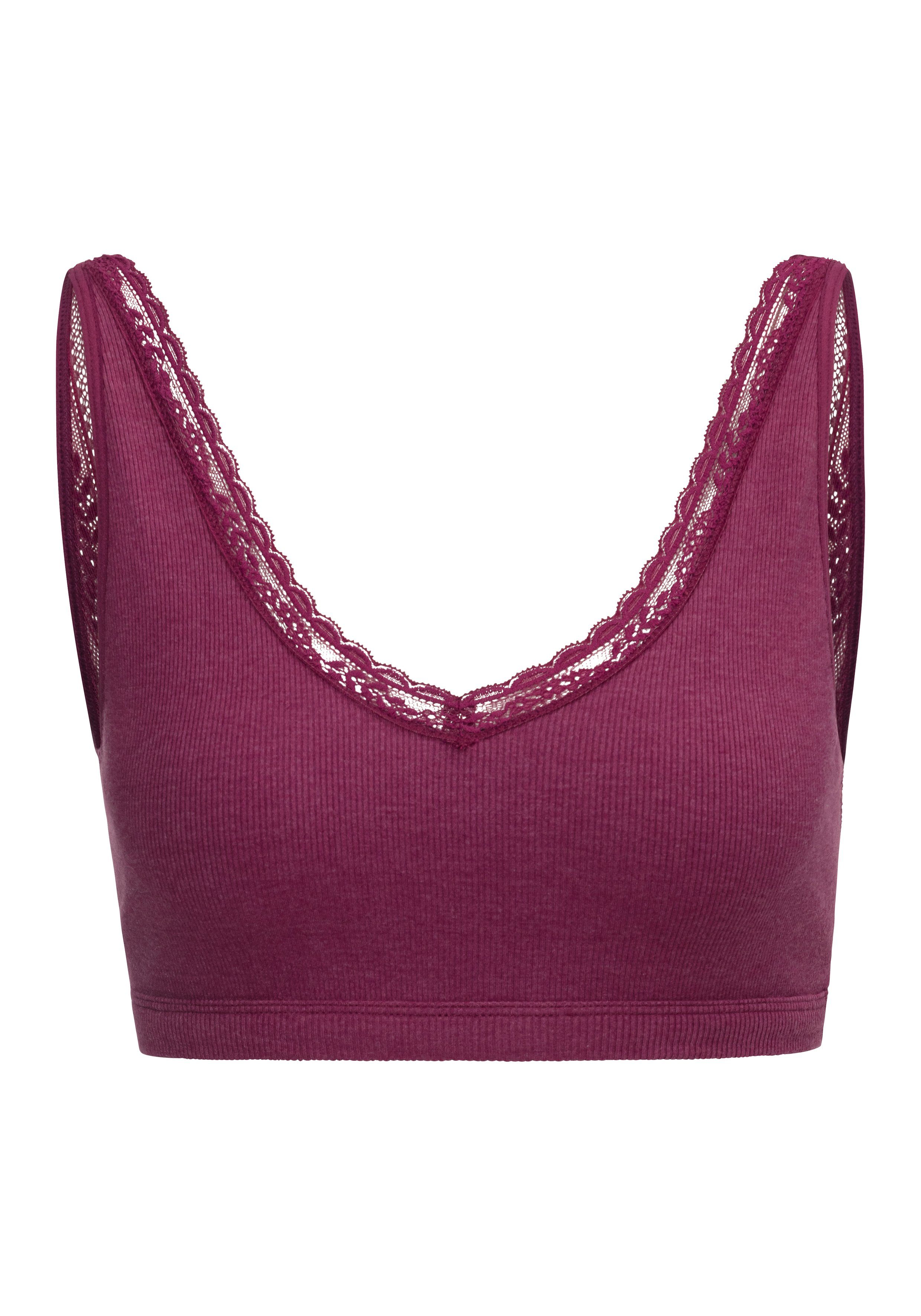 s.Oliver RED LABEL Beachwear Bustier van fijne kant