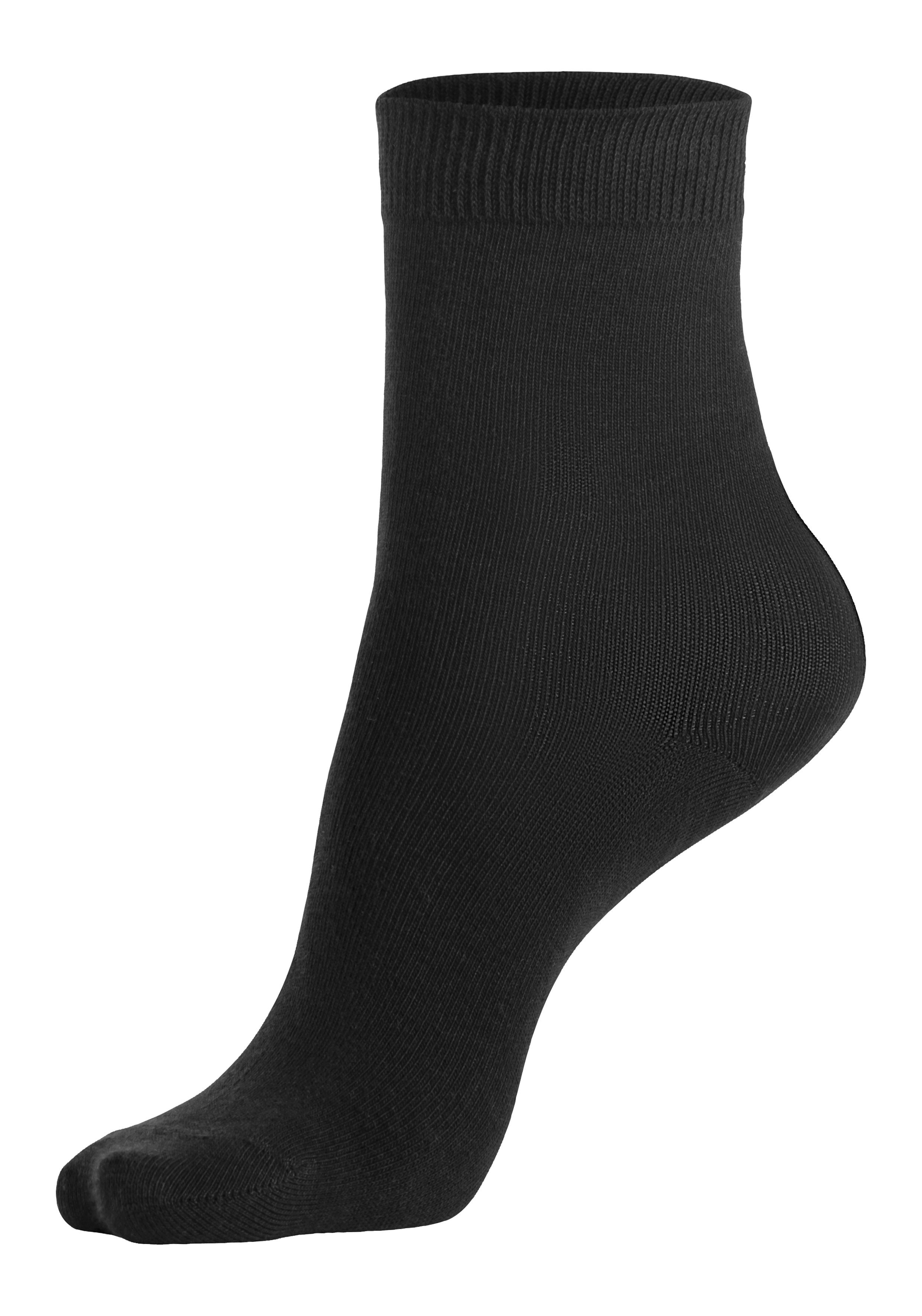 Lascana Basic sokken in kleurrijke mêleekleuren (set, 7 paar)