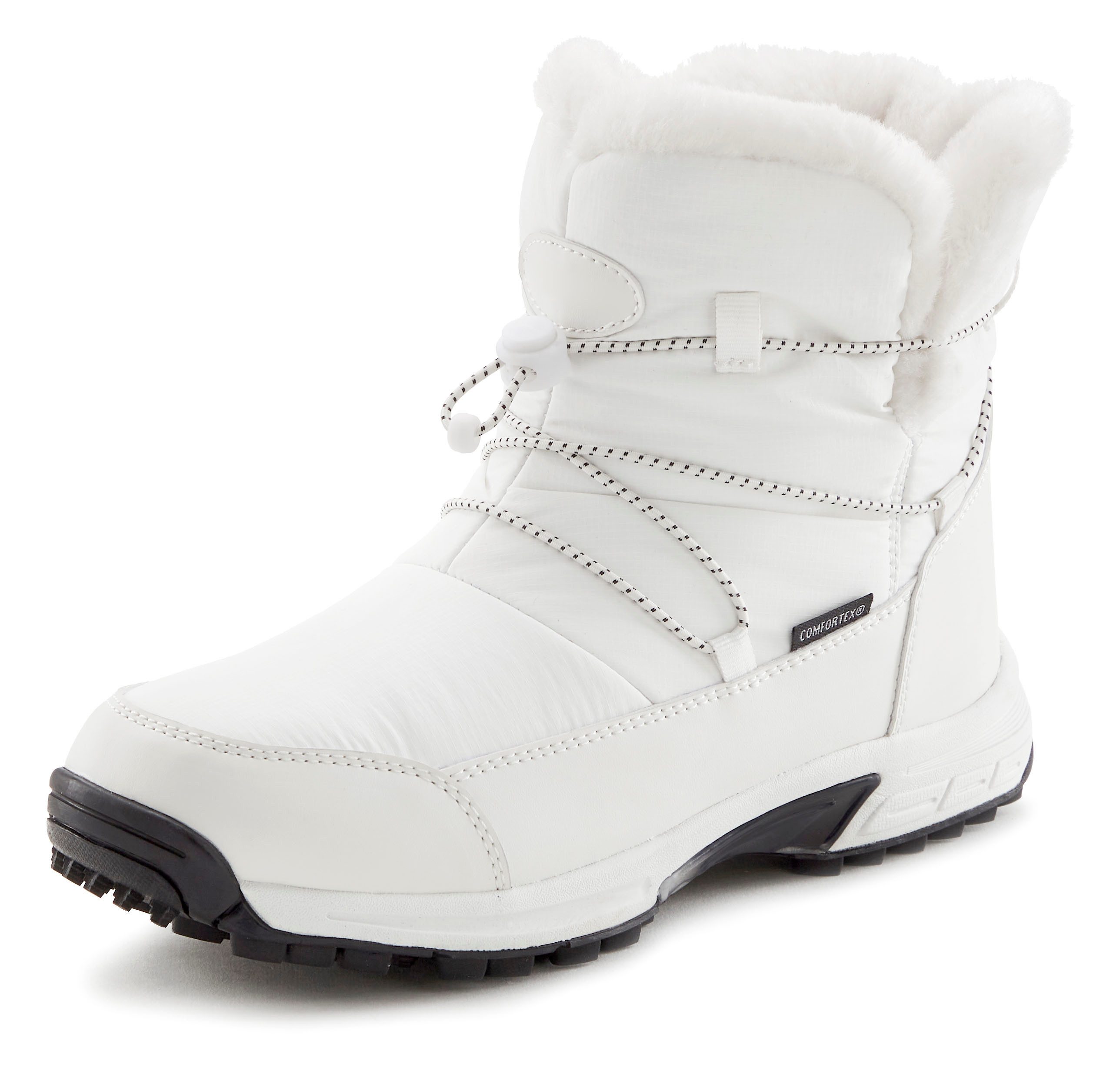 Lascana Laarsjes Outdoorlaarzen, winterlaars van waterafstotend materiaal met warmfutter