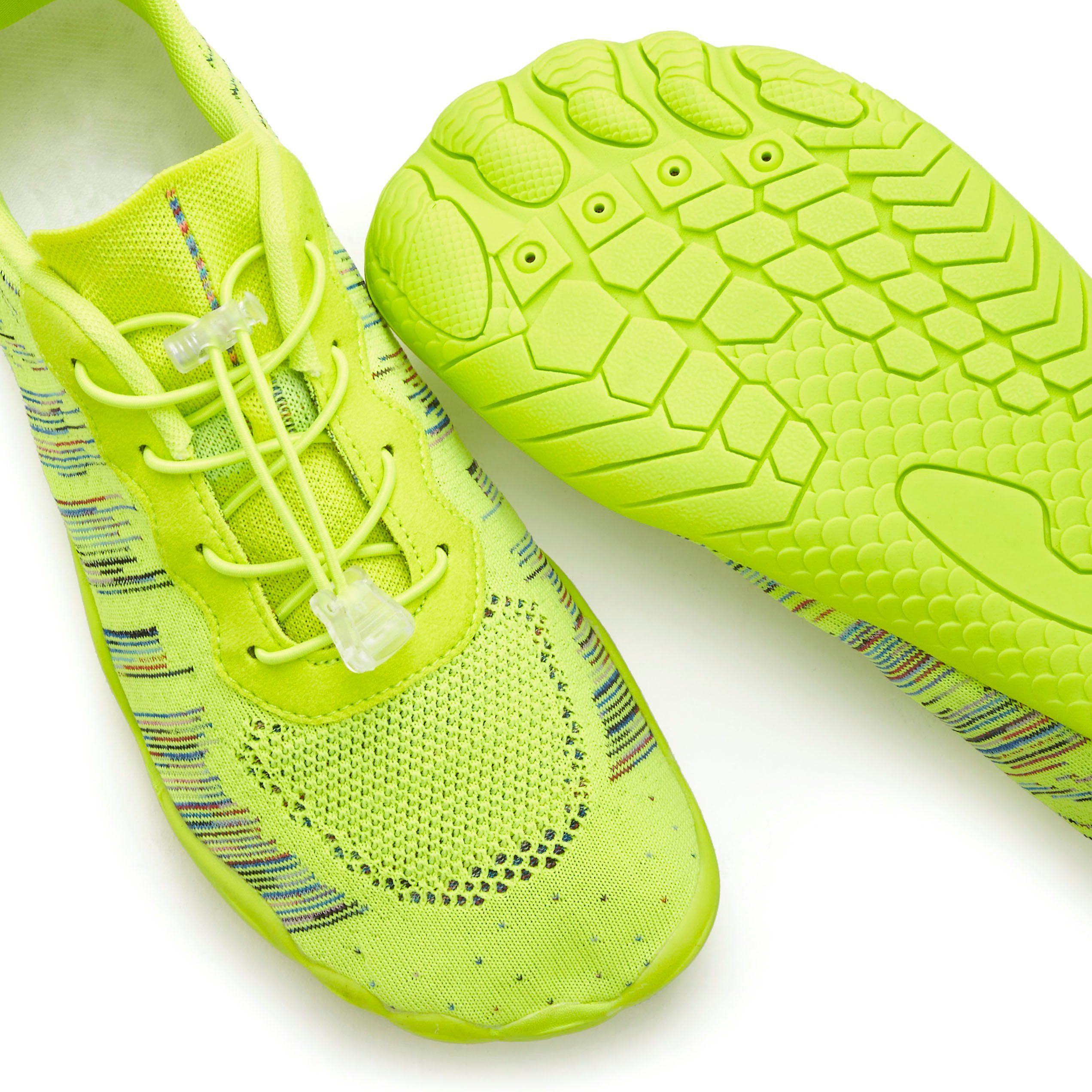 Venice Beach Waterschoenen Bad schoen, slipper, waterschoen met elastische banden voor snel instappen, unisex vegan