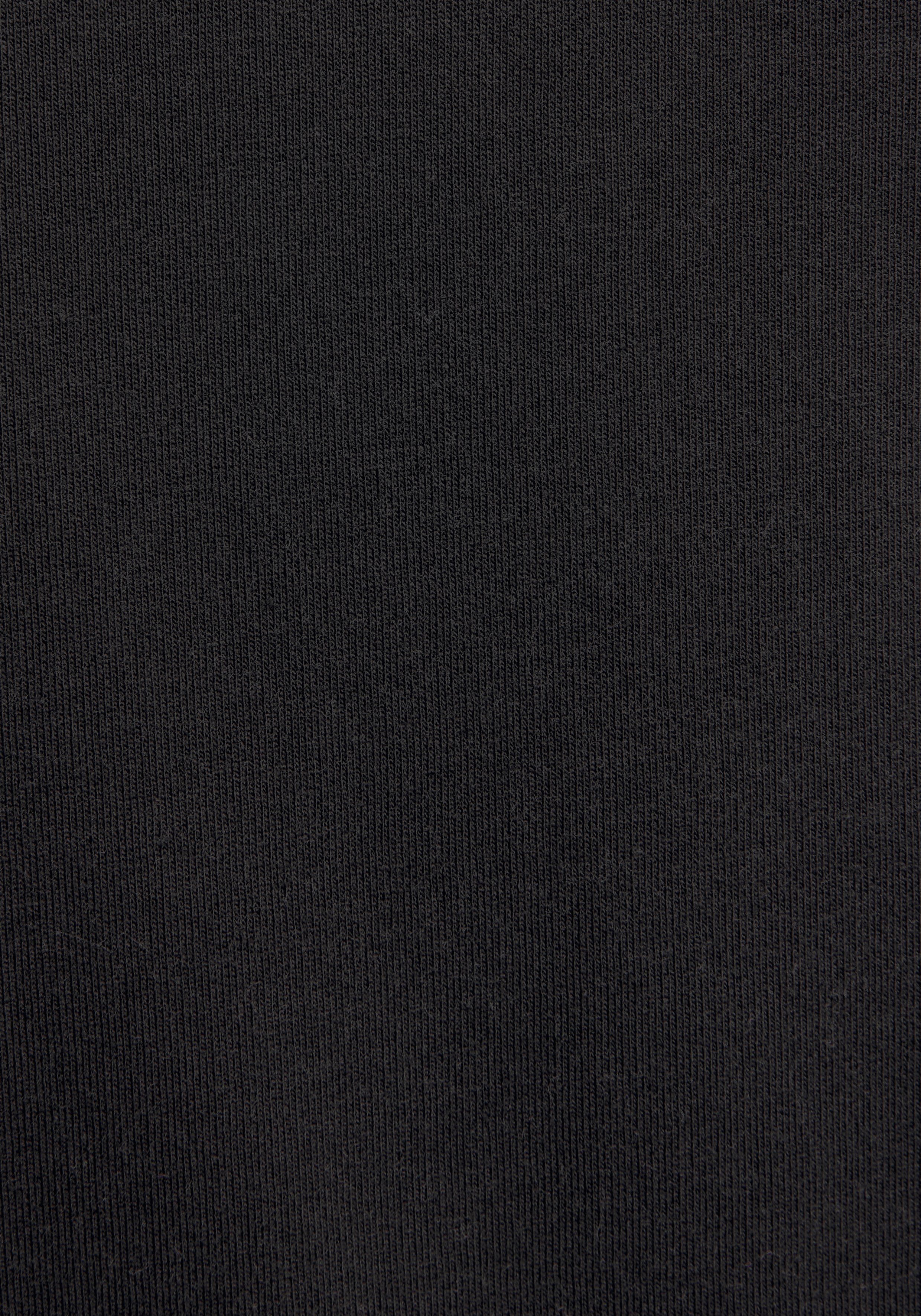 Lascana Sweatjurk Met een capuchon met capuchon en zij-ingangszakken, loungewear