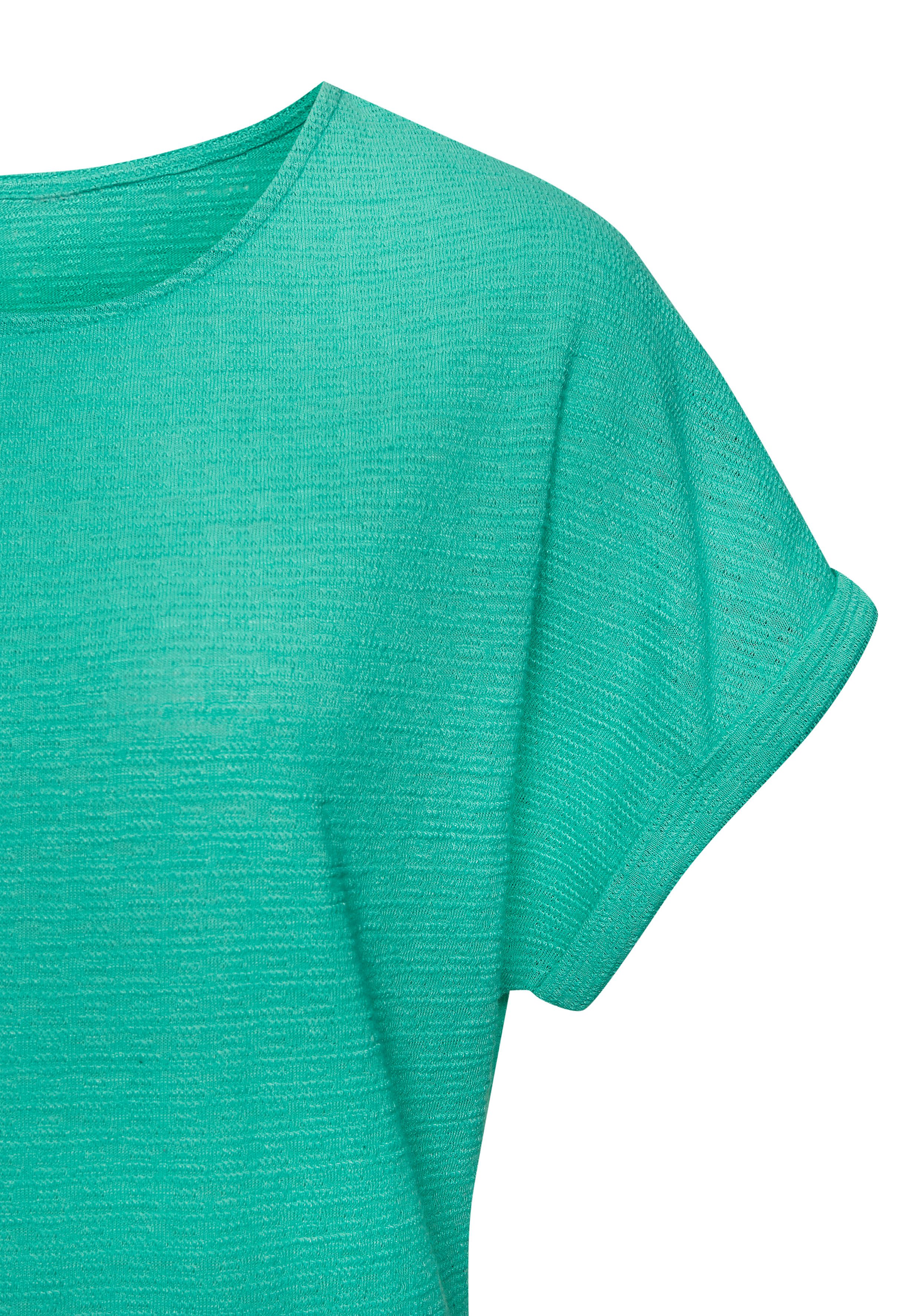 Vivance T-shirt Van strijkvrije structuur brei van zachte kwaliteit met katoen