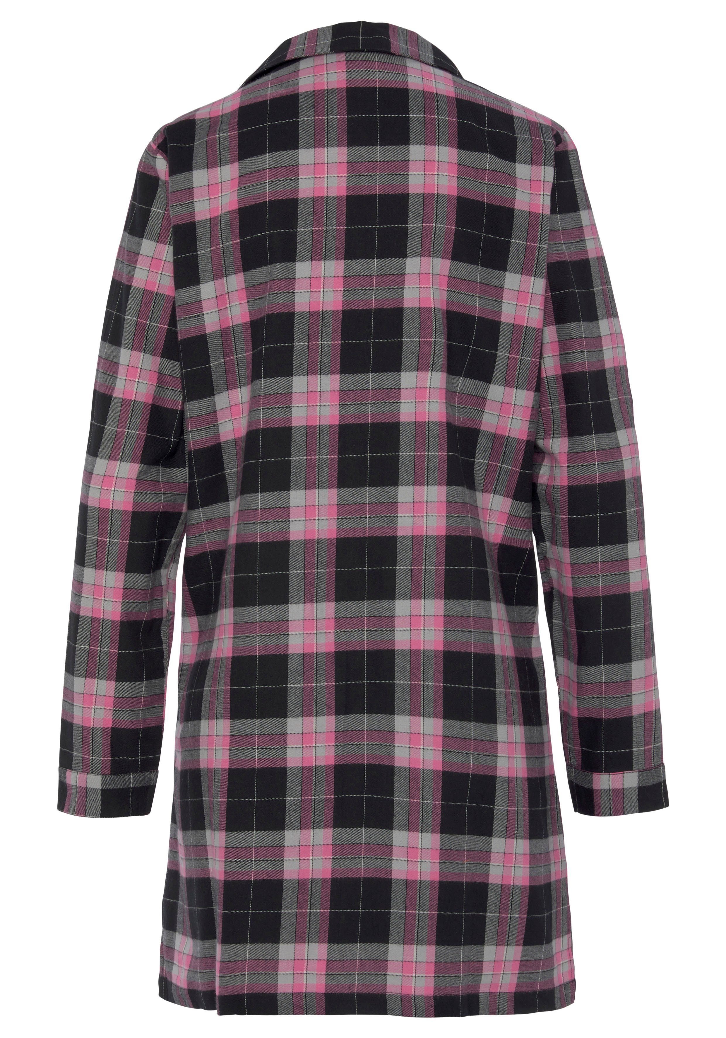 Vivance Dreams Nachthemd van knuffelzacht flanel