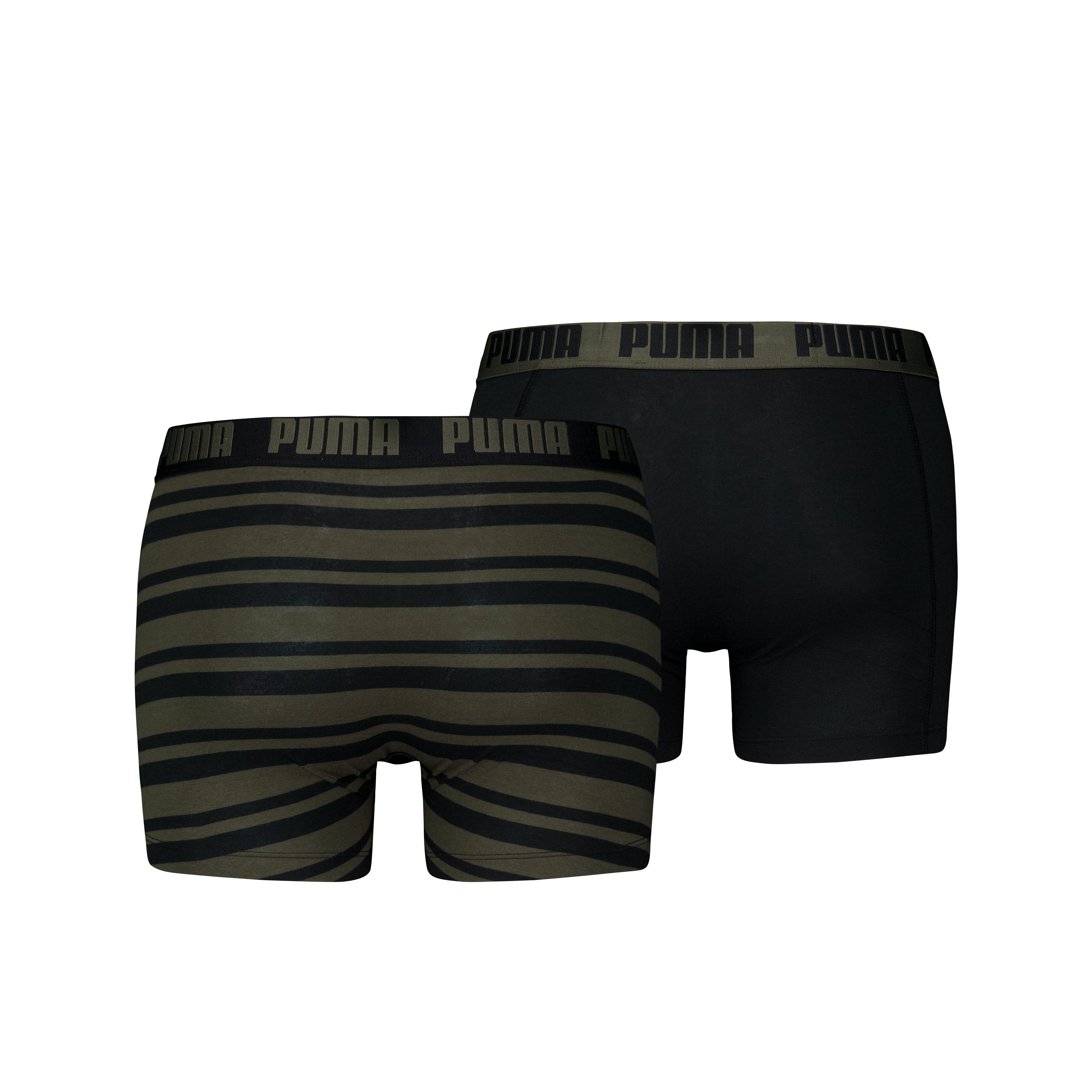 PUMA Boxershort PUMA MEN EVERYDAY STRIPED BOXERS 2P (2 stuks, Set van 2)
