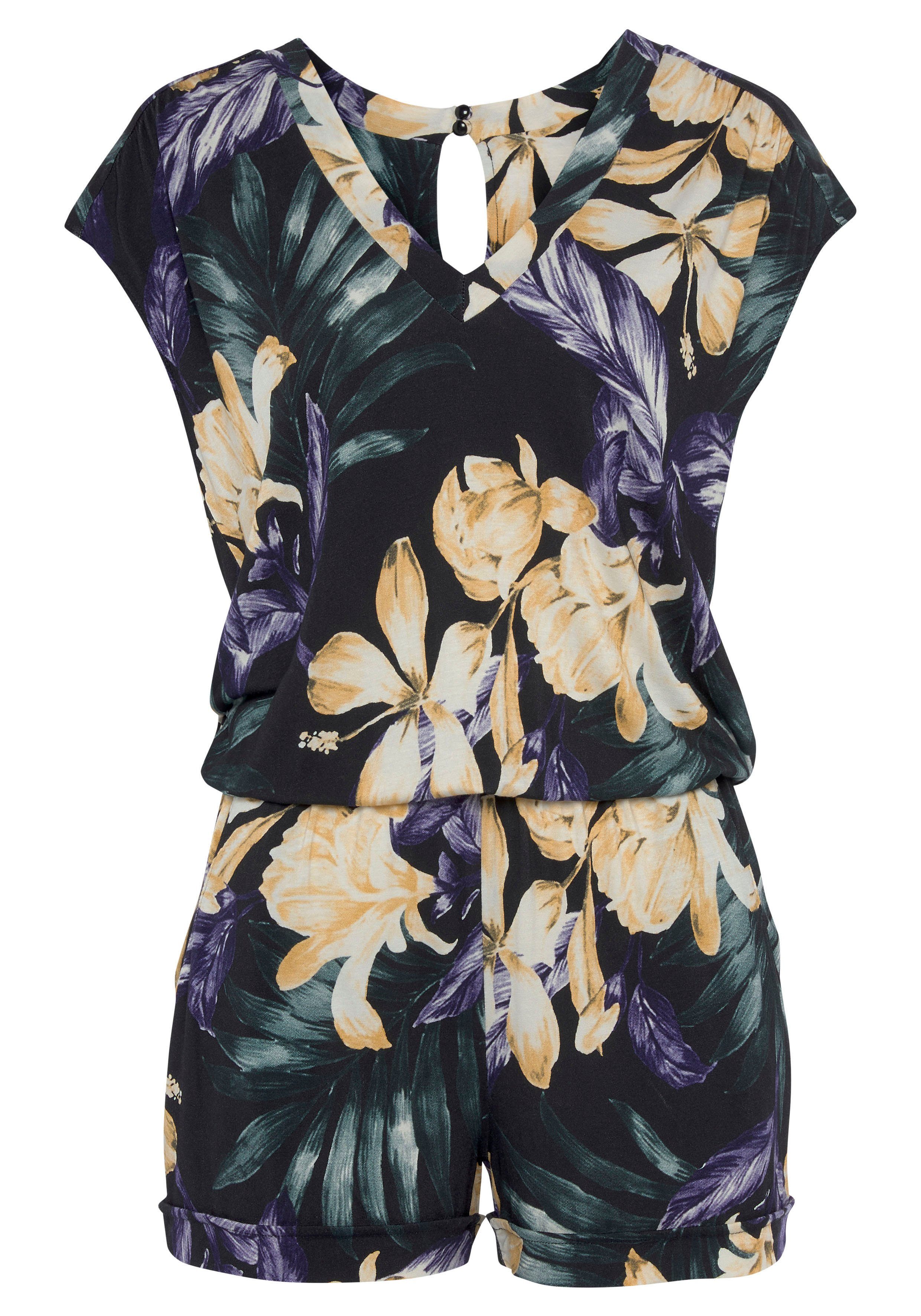 Lascana Korte jumpsuit met print all-over
