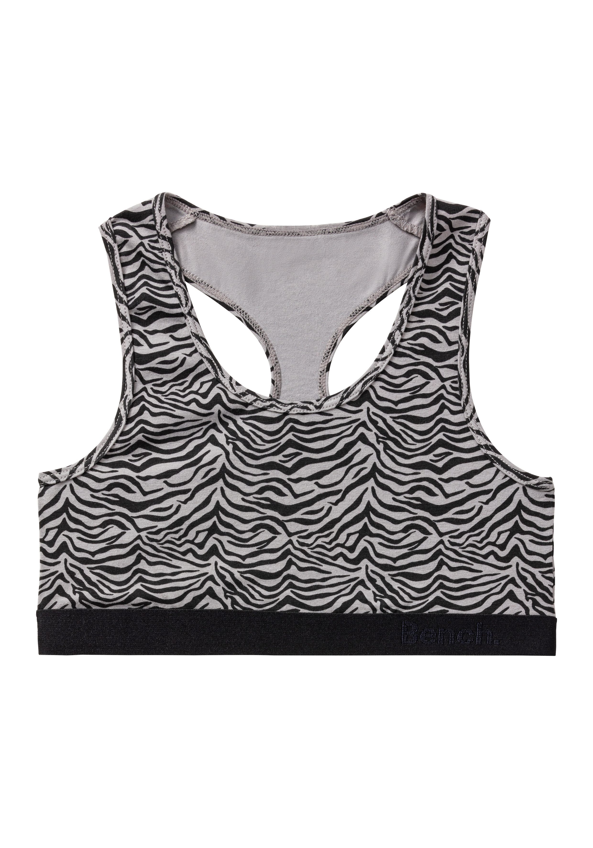 Bench. Set: Bustier met tonig zebrapatroon (4-delig, Met hipster)