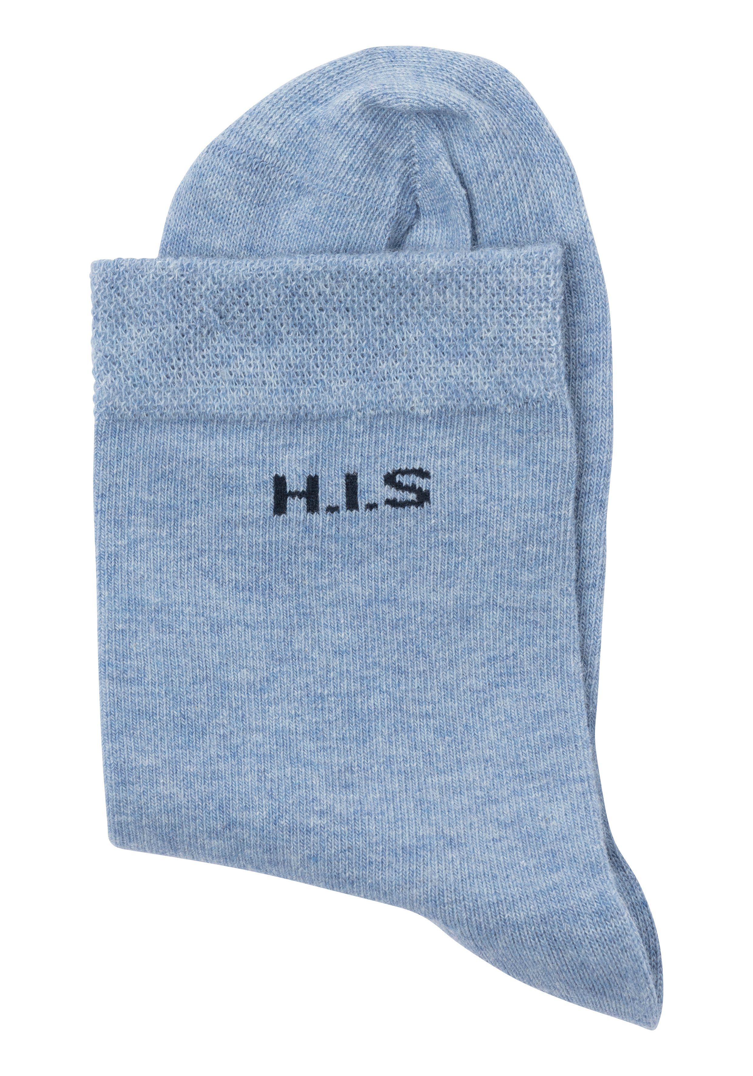 H.I.S Sokken zonder snijdende boord (set, 4 paar)