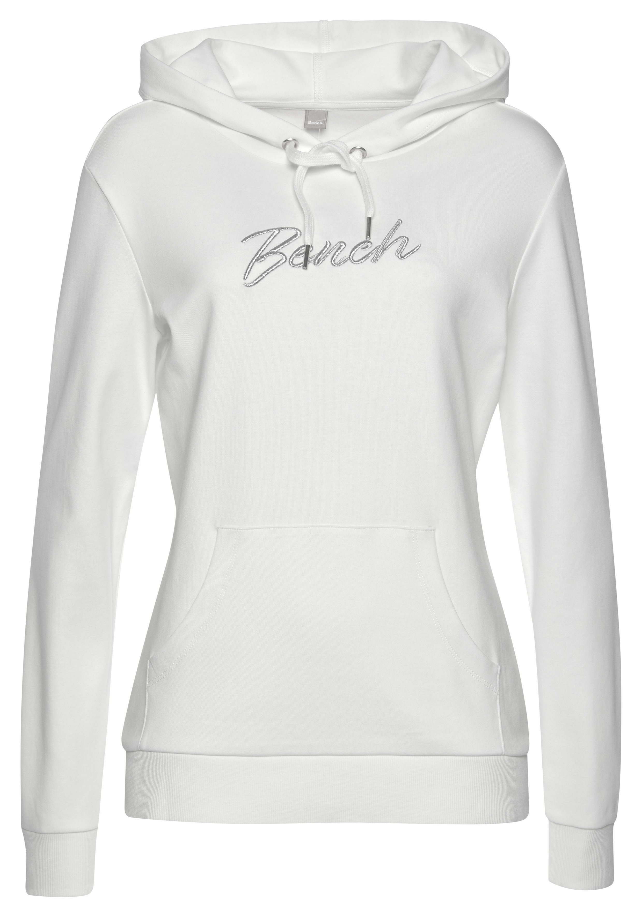 Bench. Loungewear Hoodie met glanzende logo-borduurwerk, loungepak, hoodie