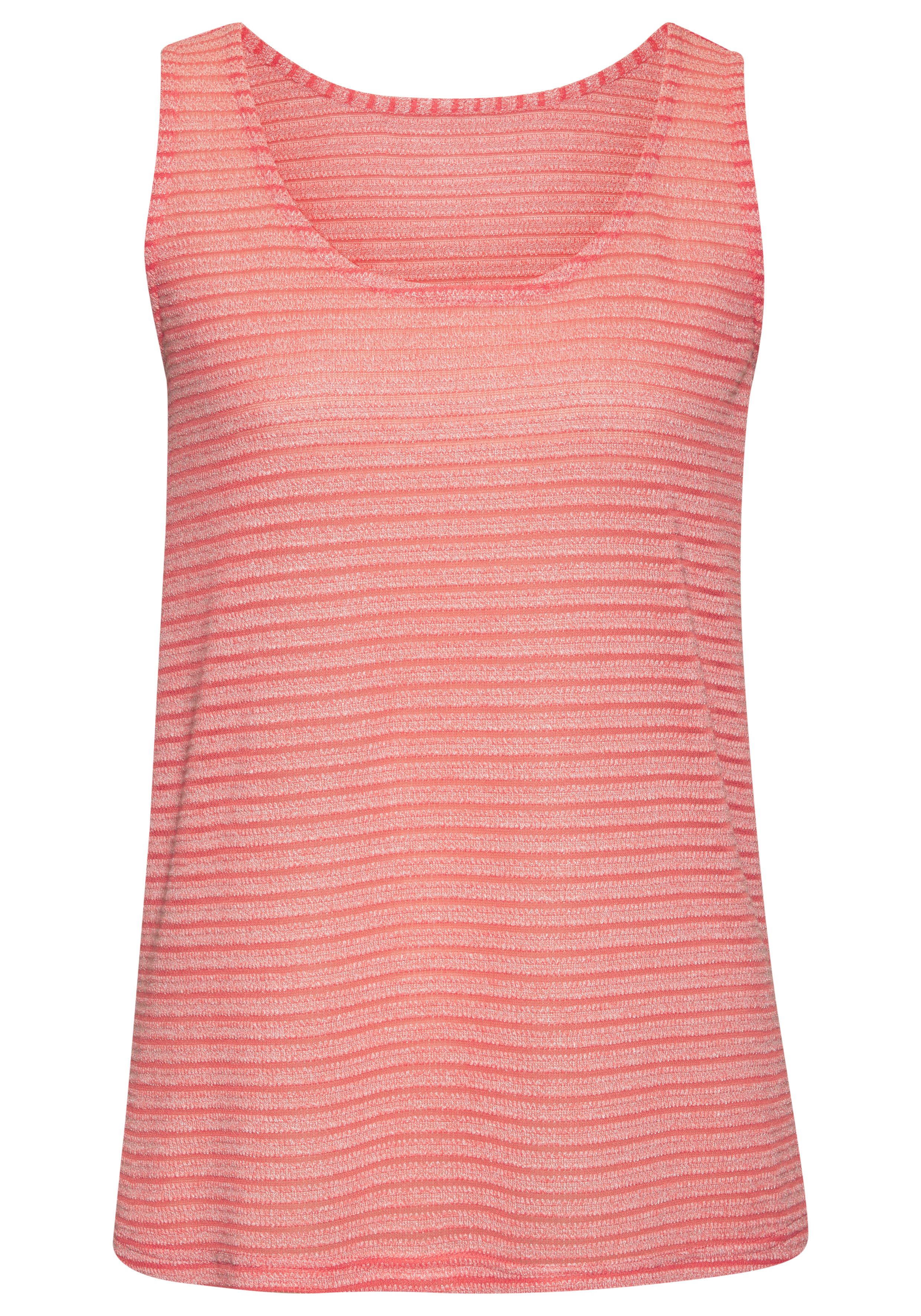 Vivance Top In streepoptiek van luchtige jacquard brei (Set van 2)