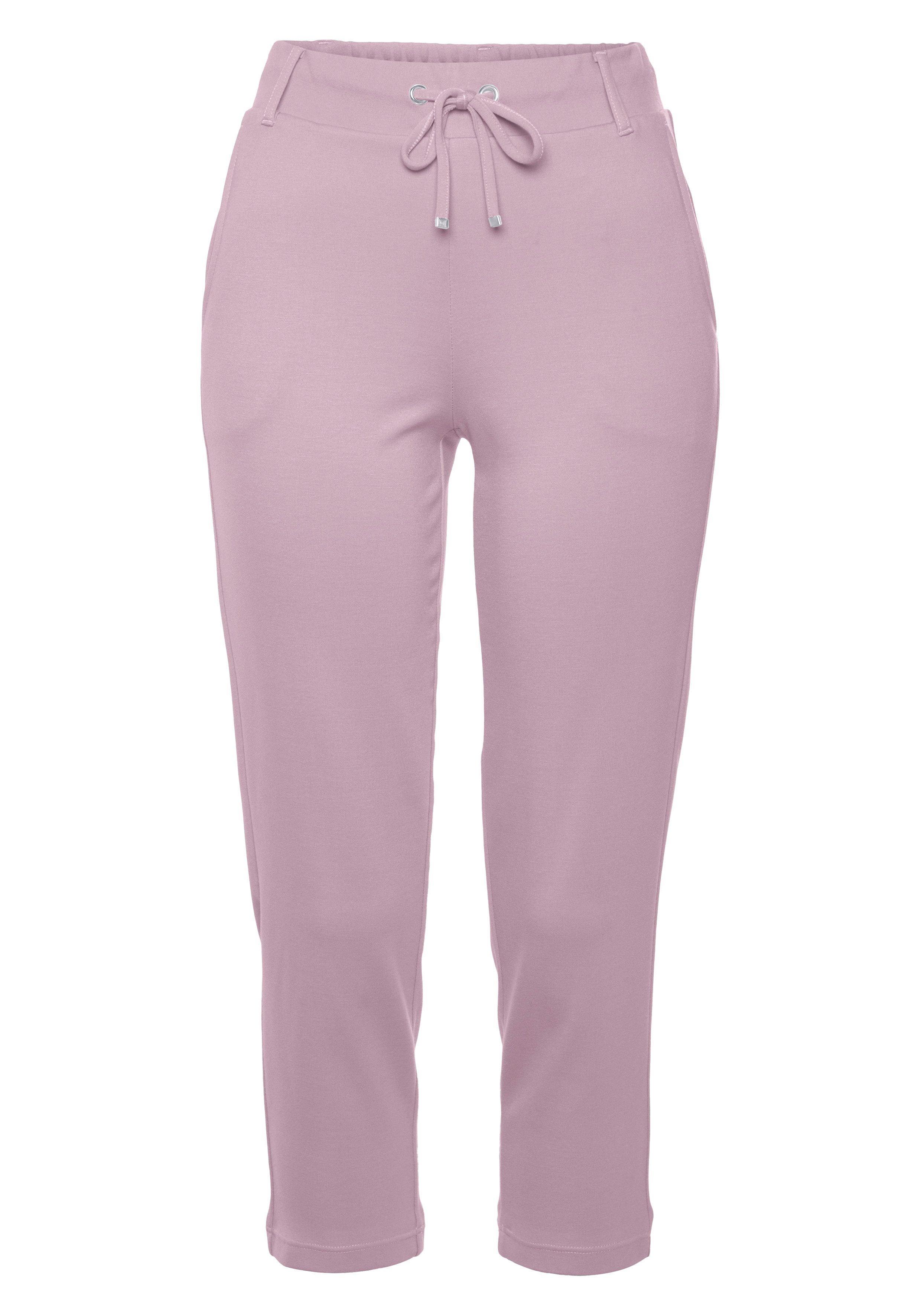 Lascana Caprilegging met zijzakken, loungewear