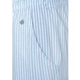 s.oliver red label beachwear pyjamabroek met steekzakken opzij blauw