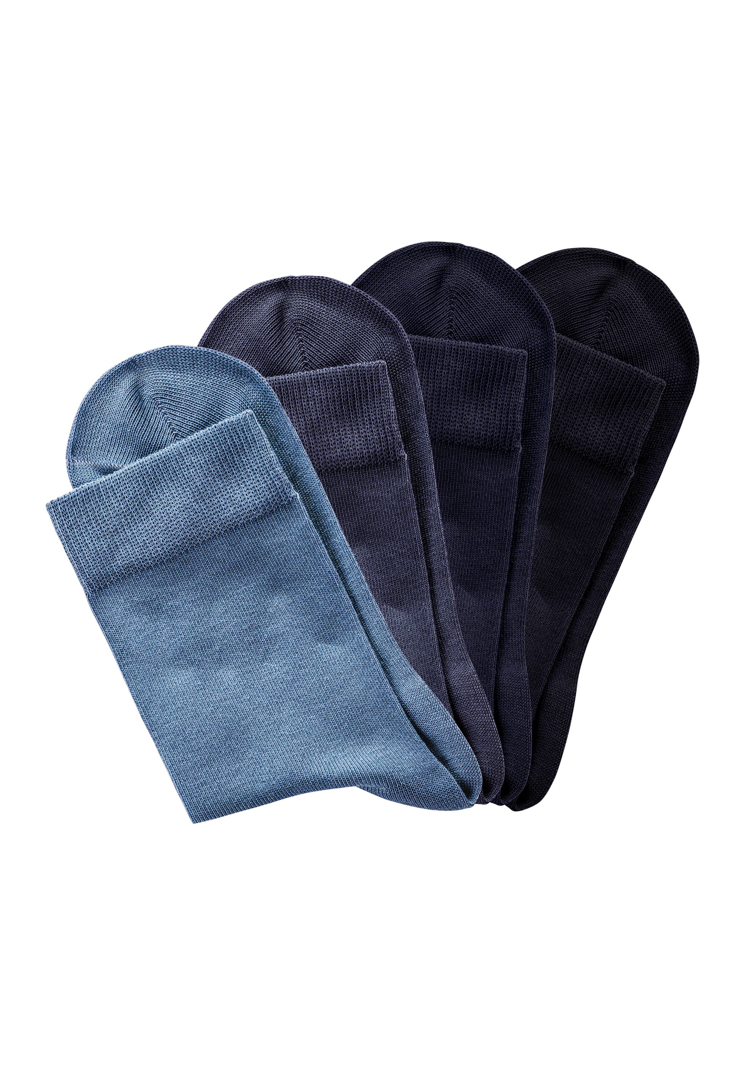 H.I.S Sokken in verschillende kleurencombinaties (set, 4 paar)
