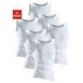 clipper exclusive hemd in dubbelribkwaliteit (6 stuks) wit