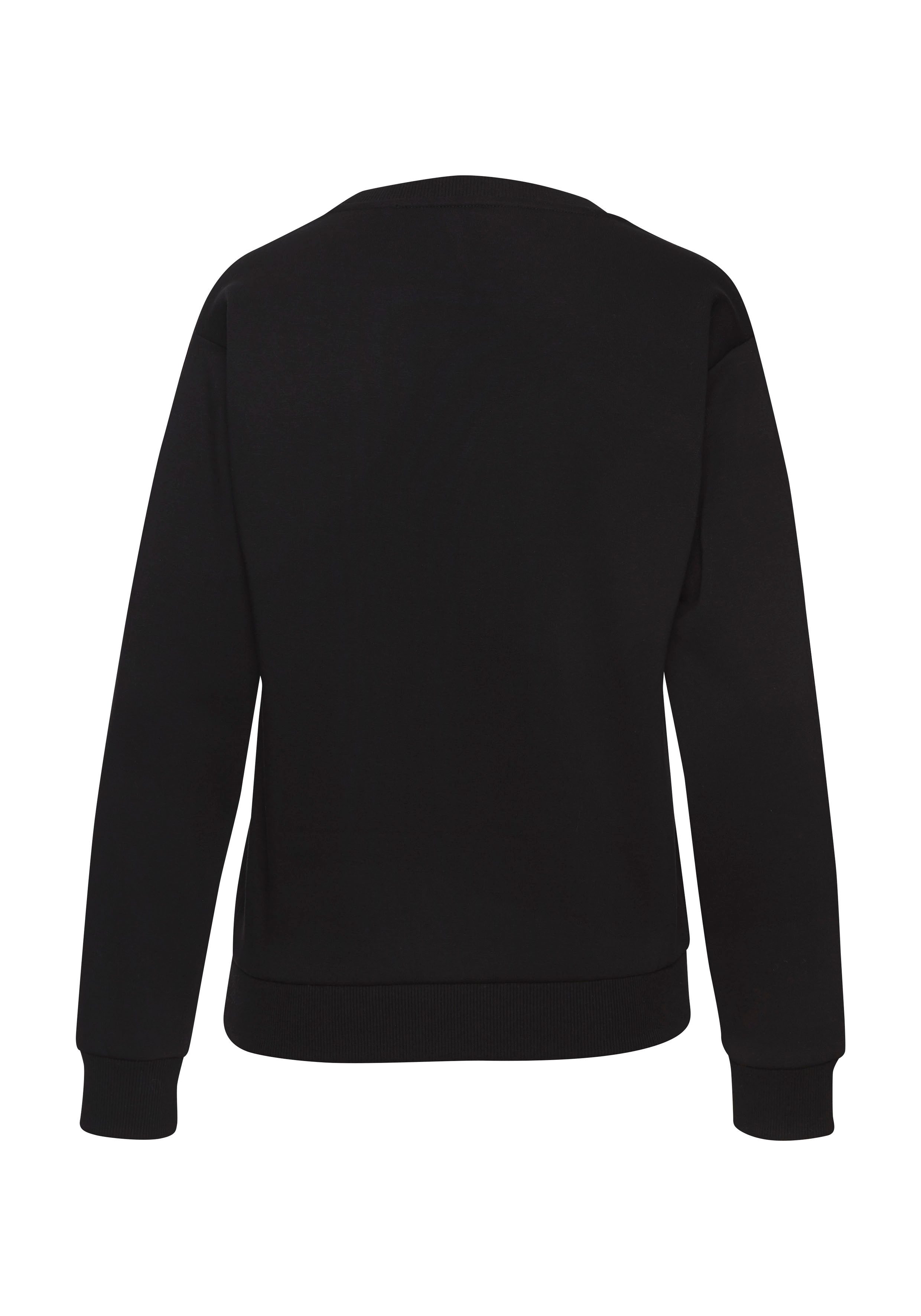 Lascana Sweatshirt Lounge shirt met hart-leo-print, loungewear
