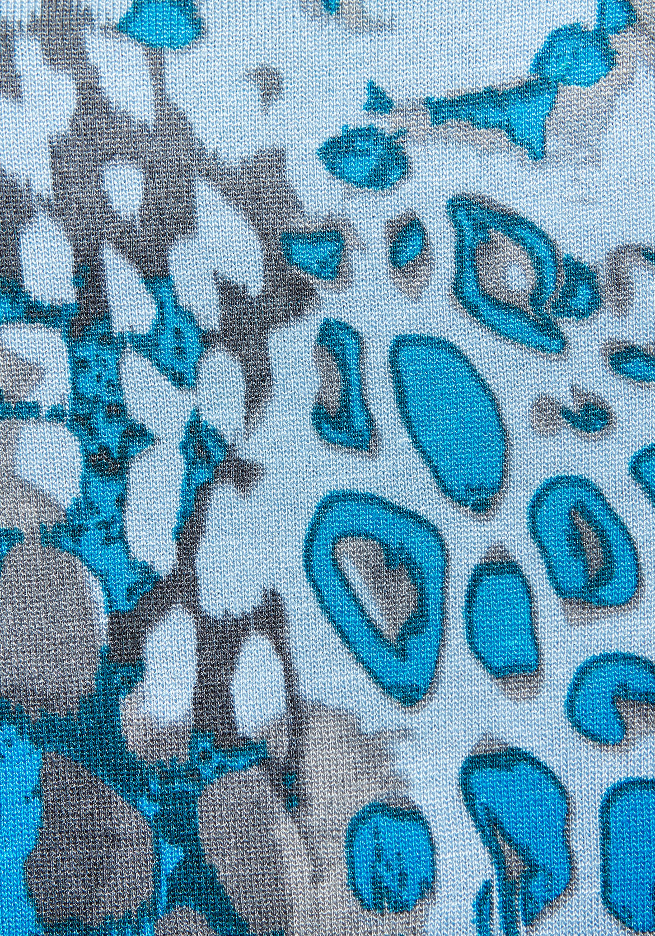 Buffalo Strandtop met animalprint, zomers blousetop met v-hals