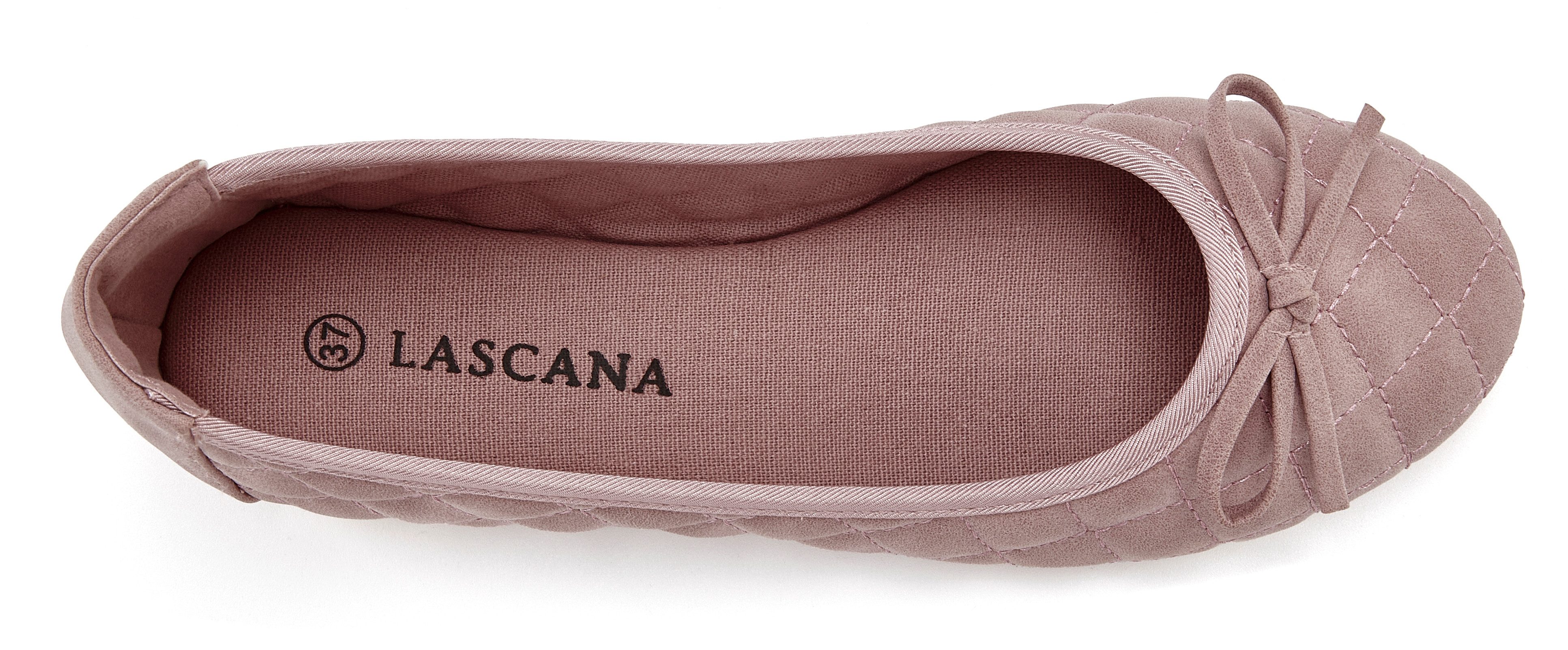 Lascana Ballerina's met strikapplicatie vegan