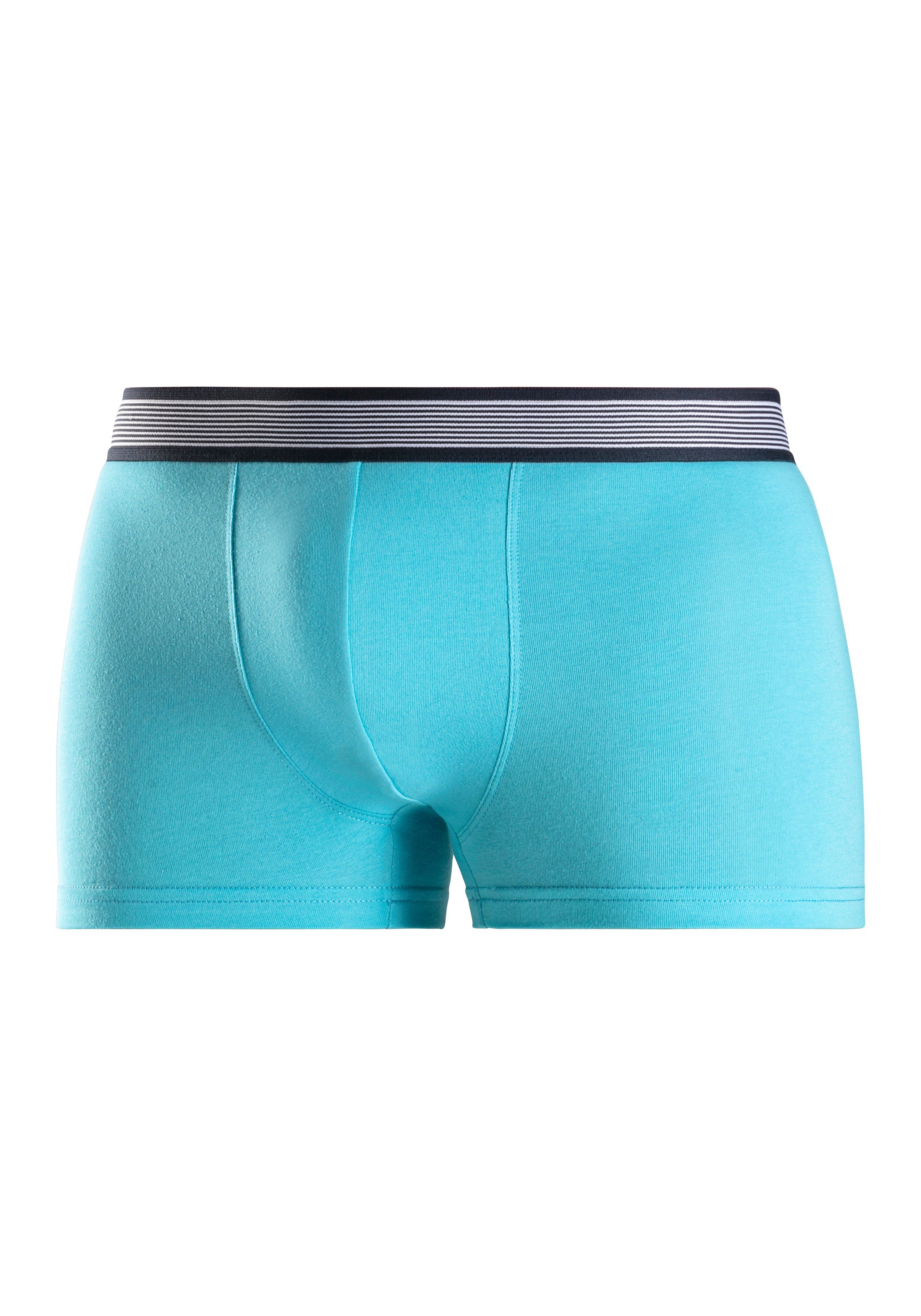 H.I.S Boxershort voor heren met gestreepte weefband (set, 4 stuks)