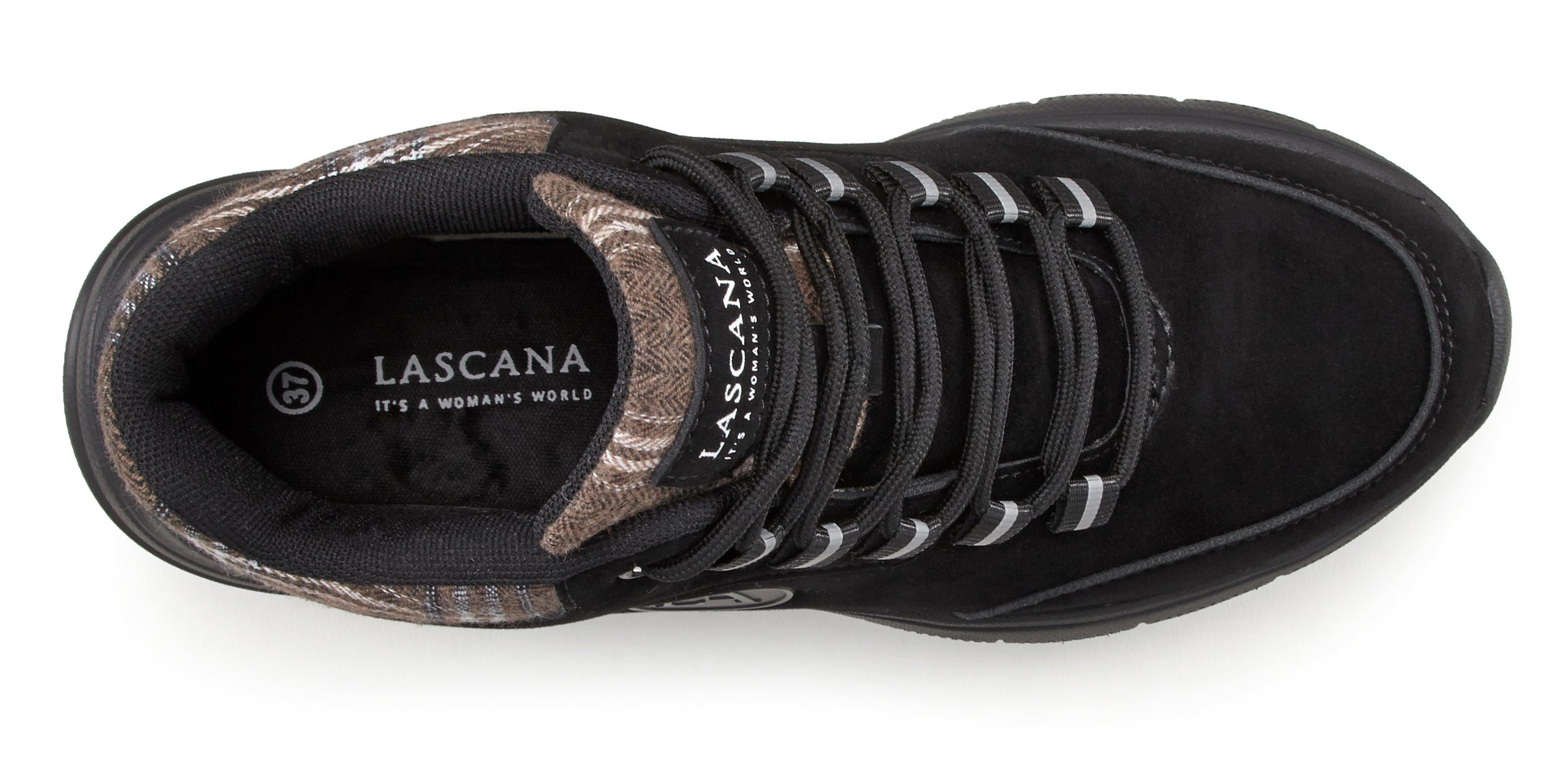 Lascana Sneakers met lichte zool, outdoorschoen, vrijetijdsschoen, trekking boots, vegan