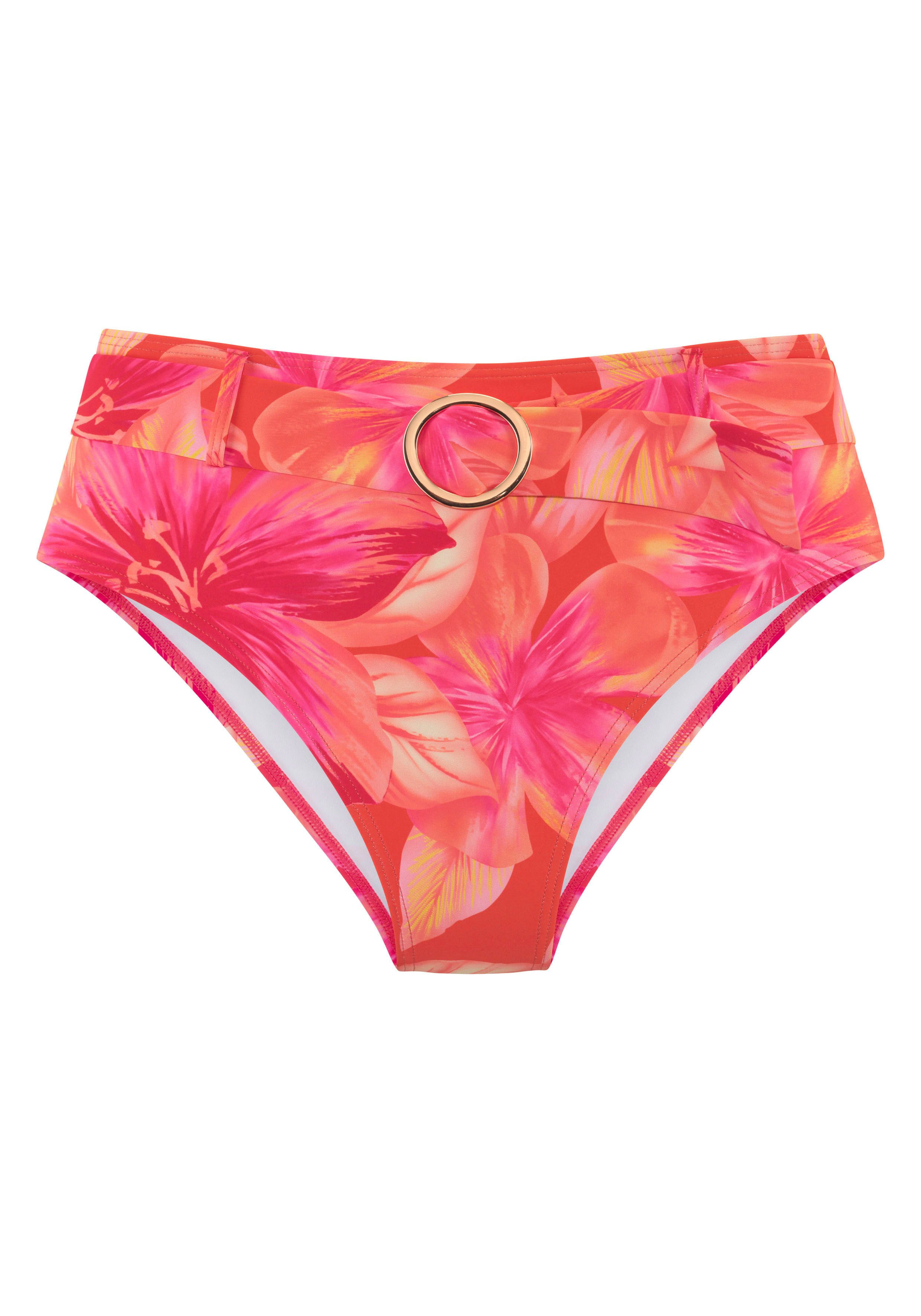 s.Oliver RED LABEL Beachwear Highwaist-bikinibroekje JAYCE met brede riem