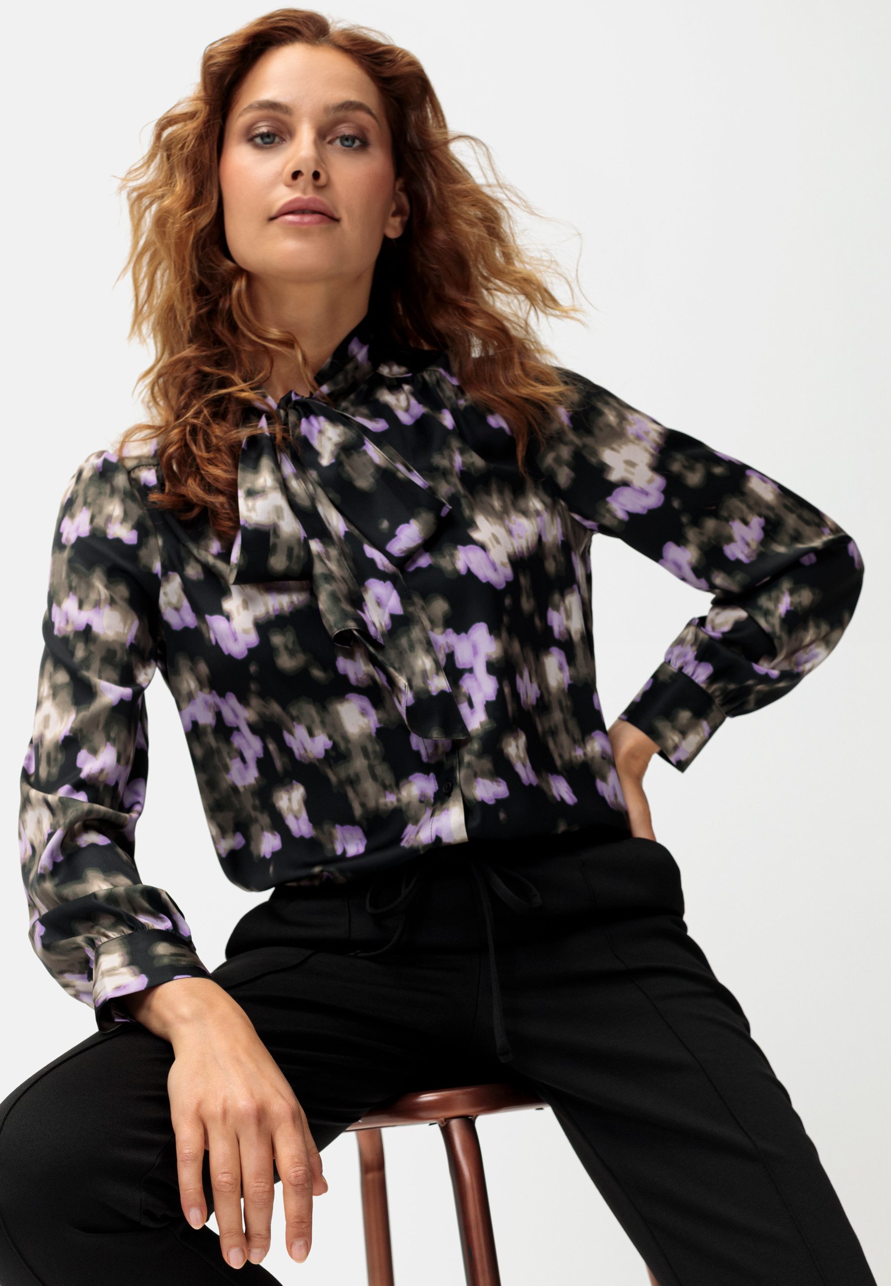 Lascana Blouse met kraagstrik van satijn
