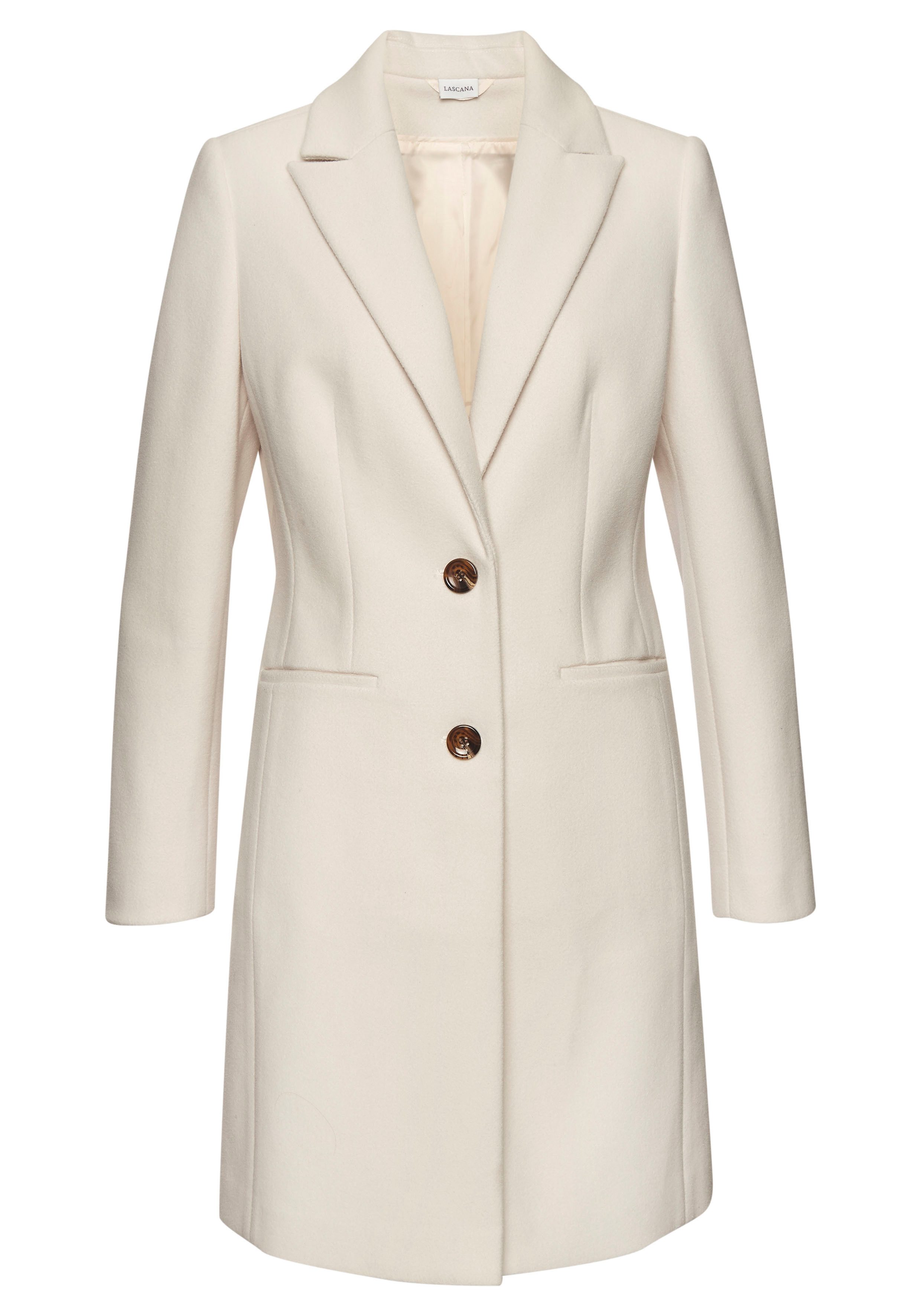 Lascana Korte jas in klassiek ontwerp, damesjas, blazermantel, casual-chic