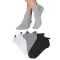 fila korte sokken met ingebreid logo (6 paar) grijs