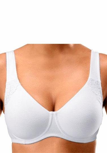 Petite fleur Minimizer-bh met beugel, met dubbellaagse cups en bredere bandjes (Set van 2)