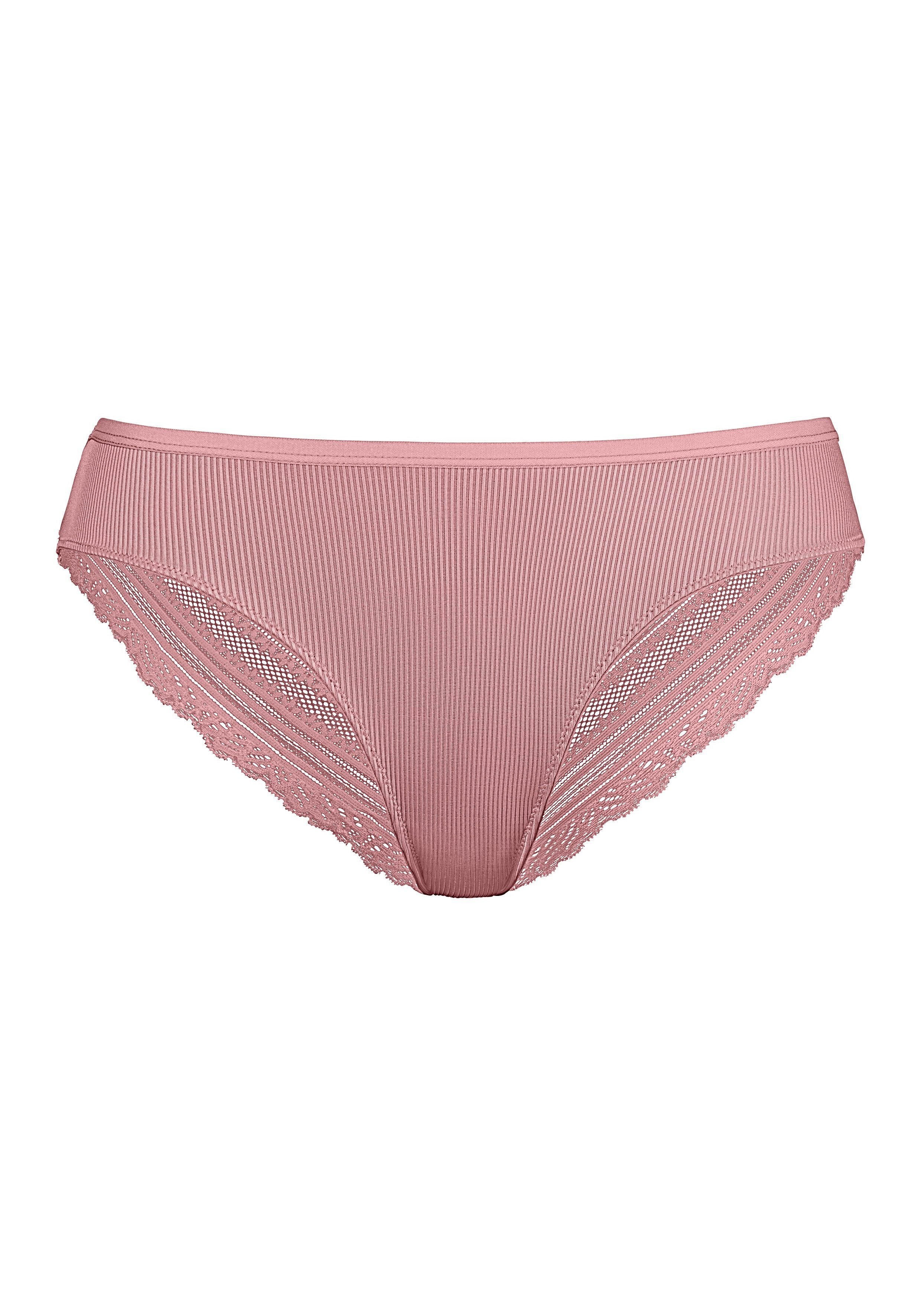Lascana Brazilian slip van microvezel-rib (2 stuks, Set van 2)