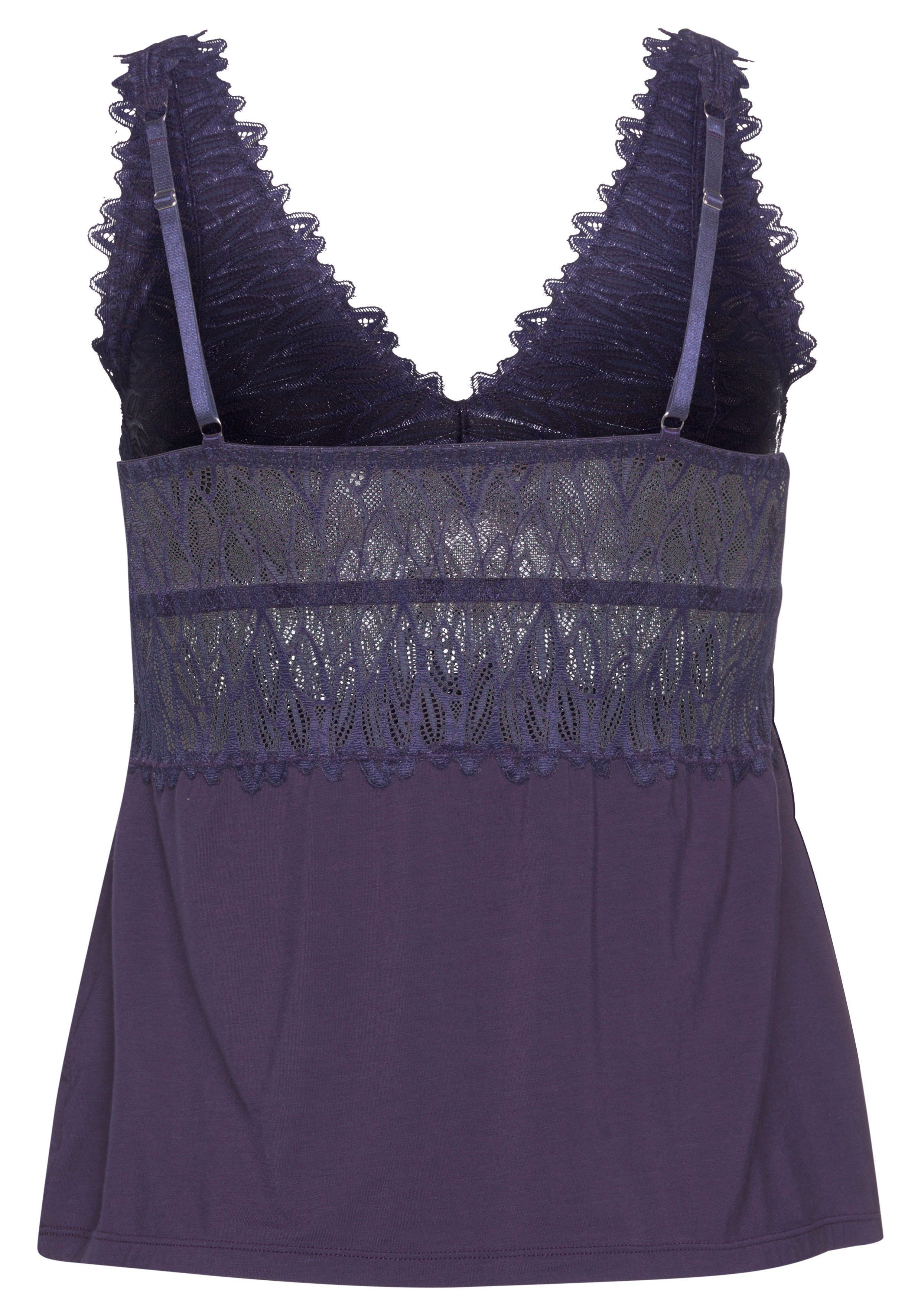 Lascana Kanten top met kanten details