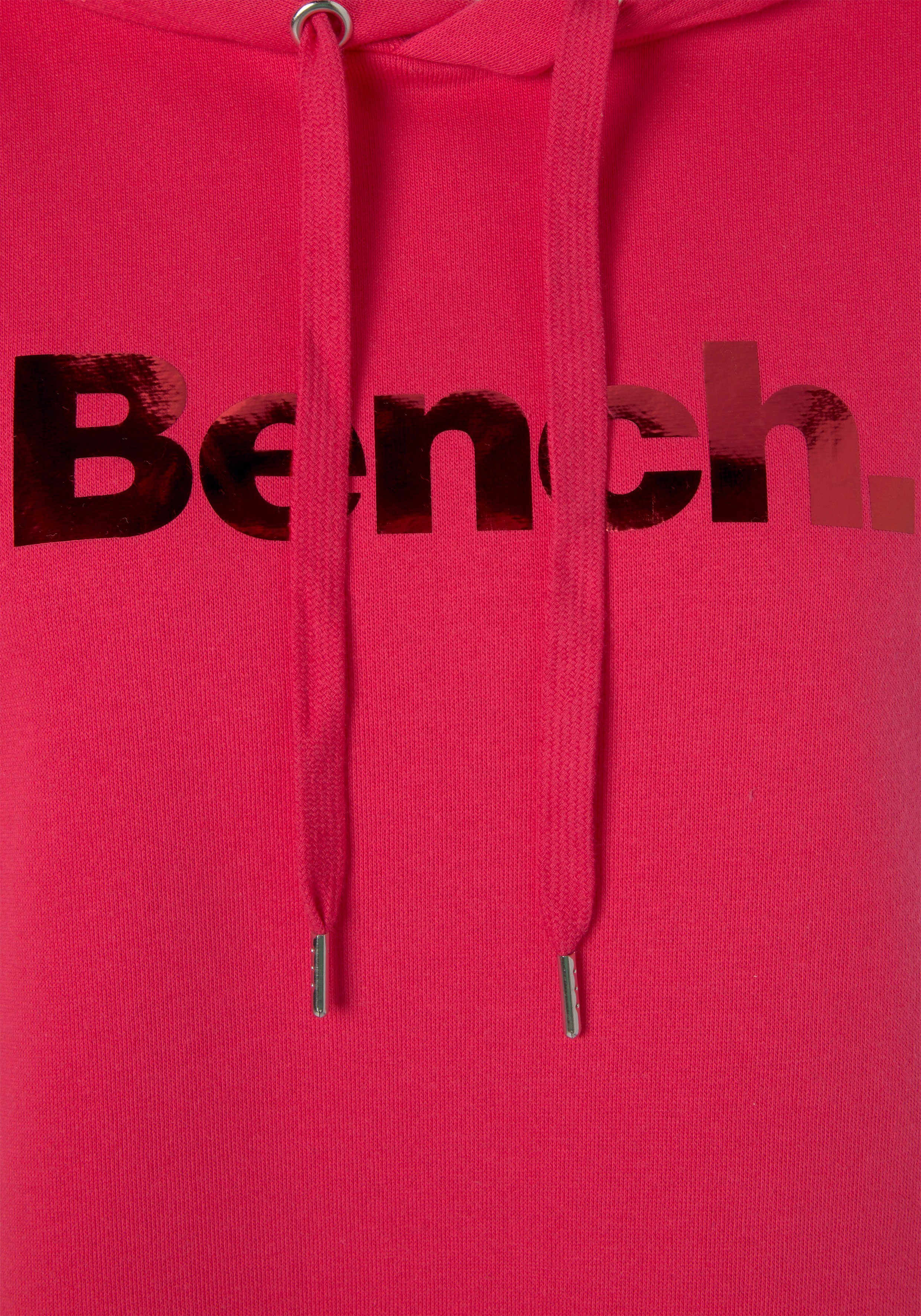 Bench. Loungewear Hoodie met glanzende logoprint, loungewear