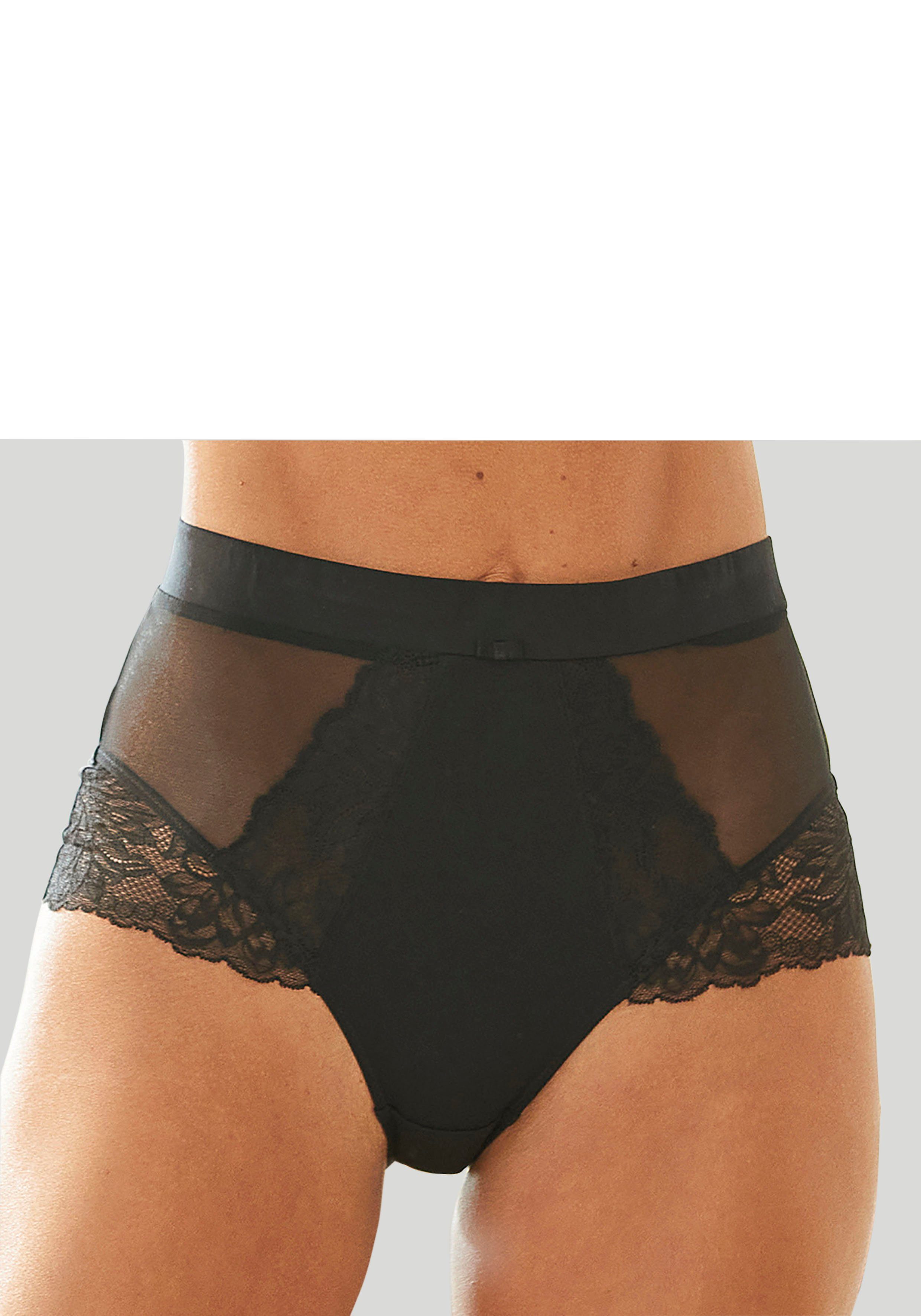 Nuance Tailleslip Ilara met inzetten van soft mesh en kant